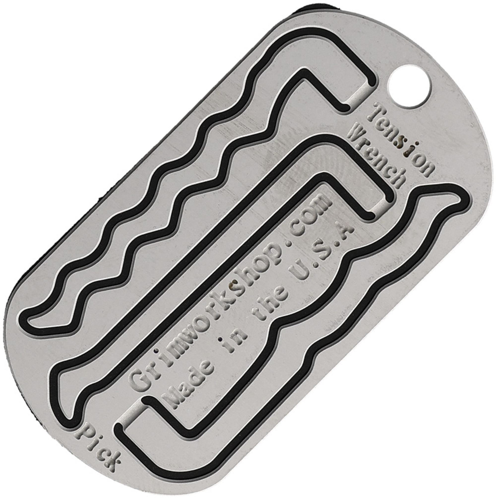 Key Lock Picking Dog Tag