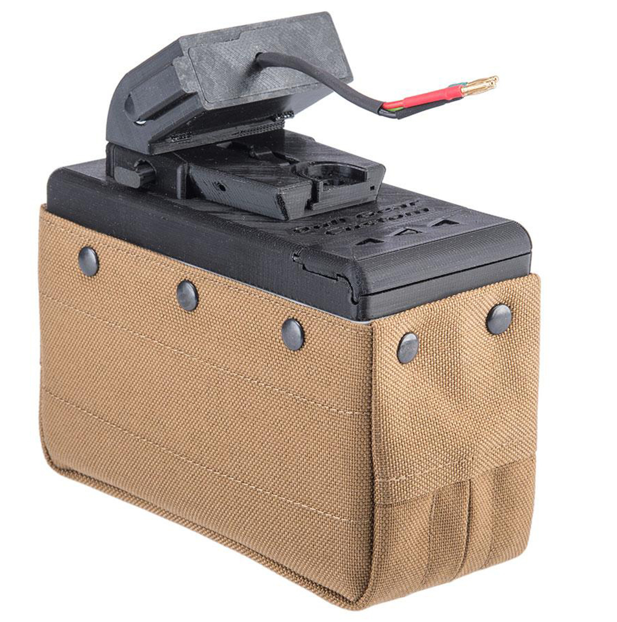 A&K  M249用 2500連ボックスマガジン BullGear A&K M249/2500連スピードコントローラーボックス