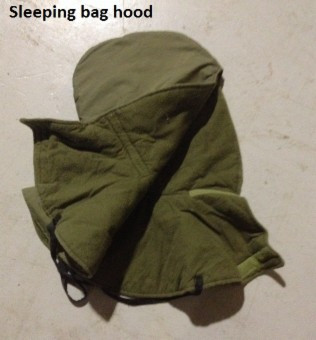 Canadian Armed Forces Sleeping Bag Hood - As Is