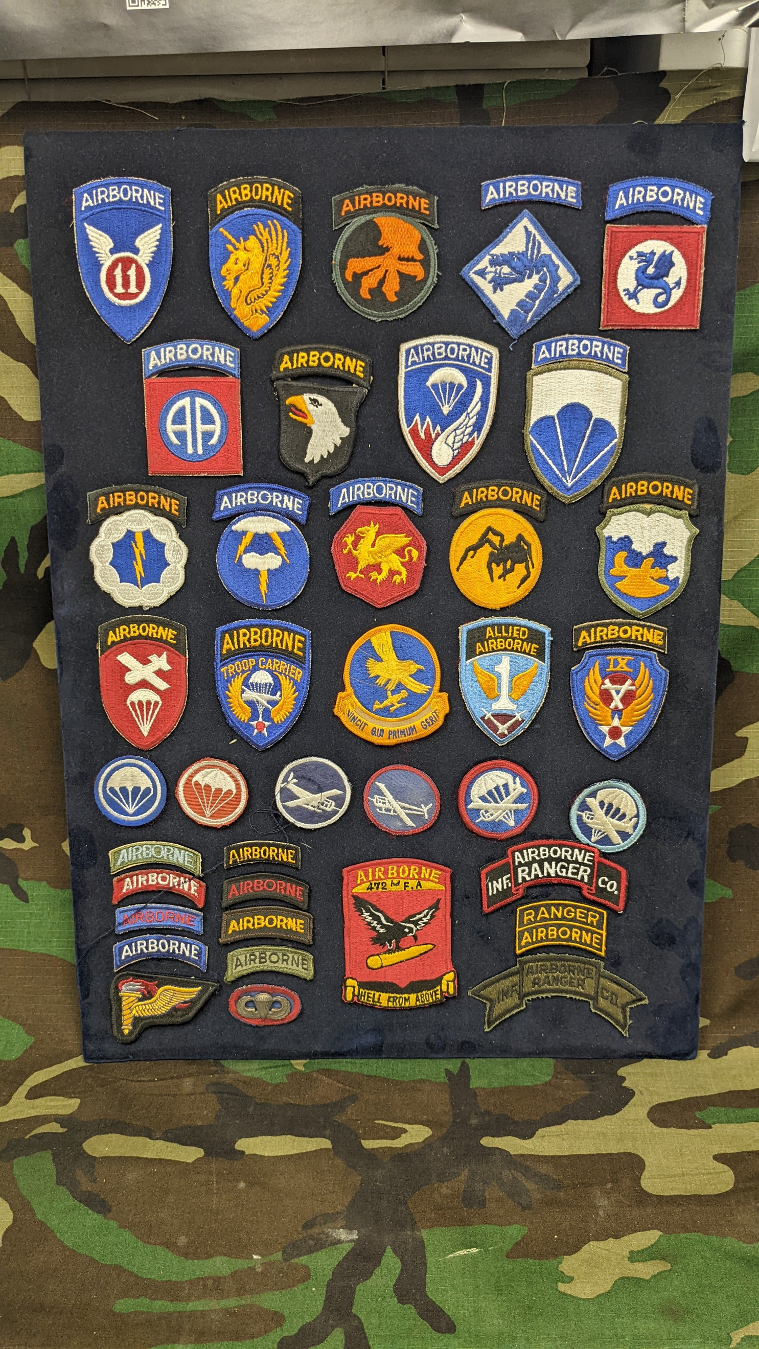 U.S. Armed Forces Airborne Patch Collection