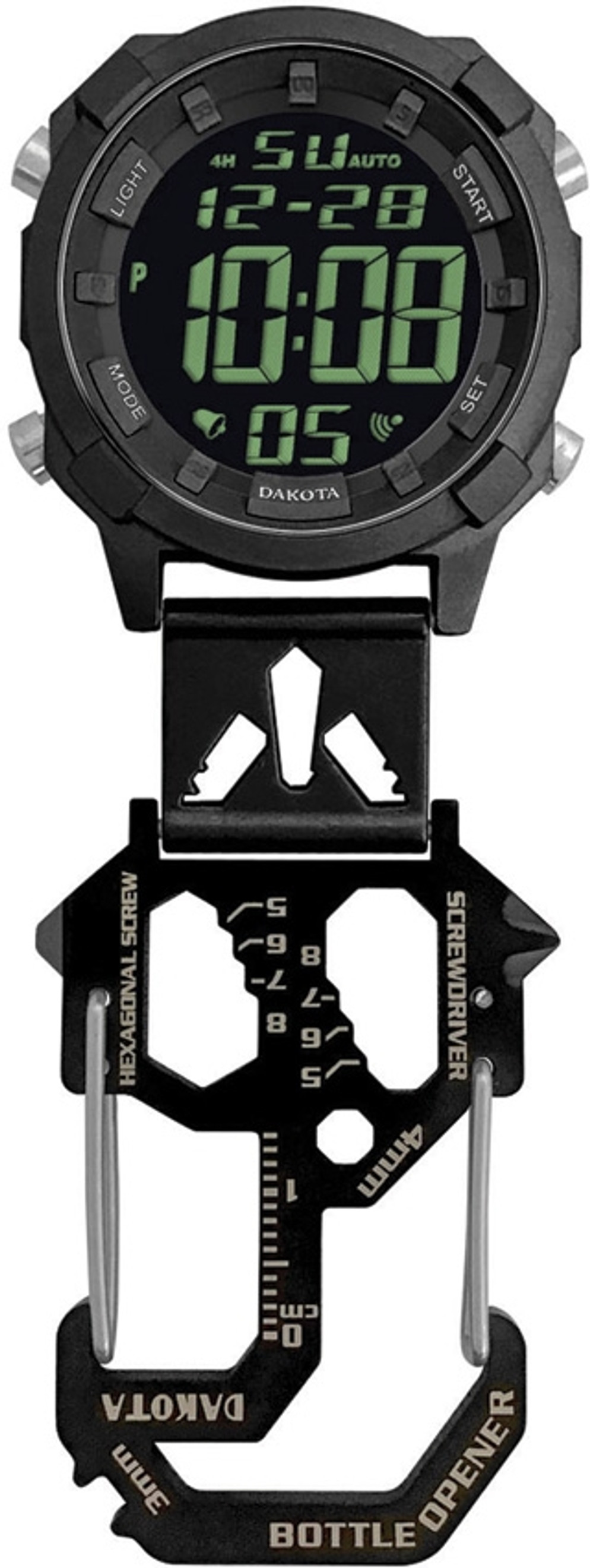 Digital Multi Tool Clip Watch