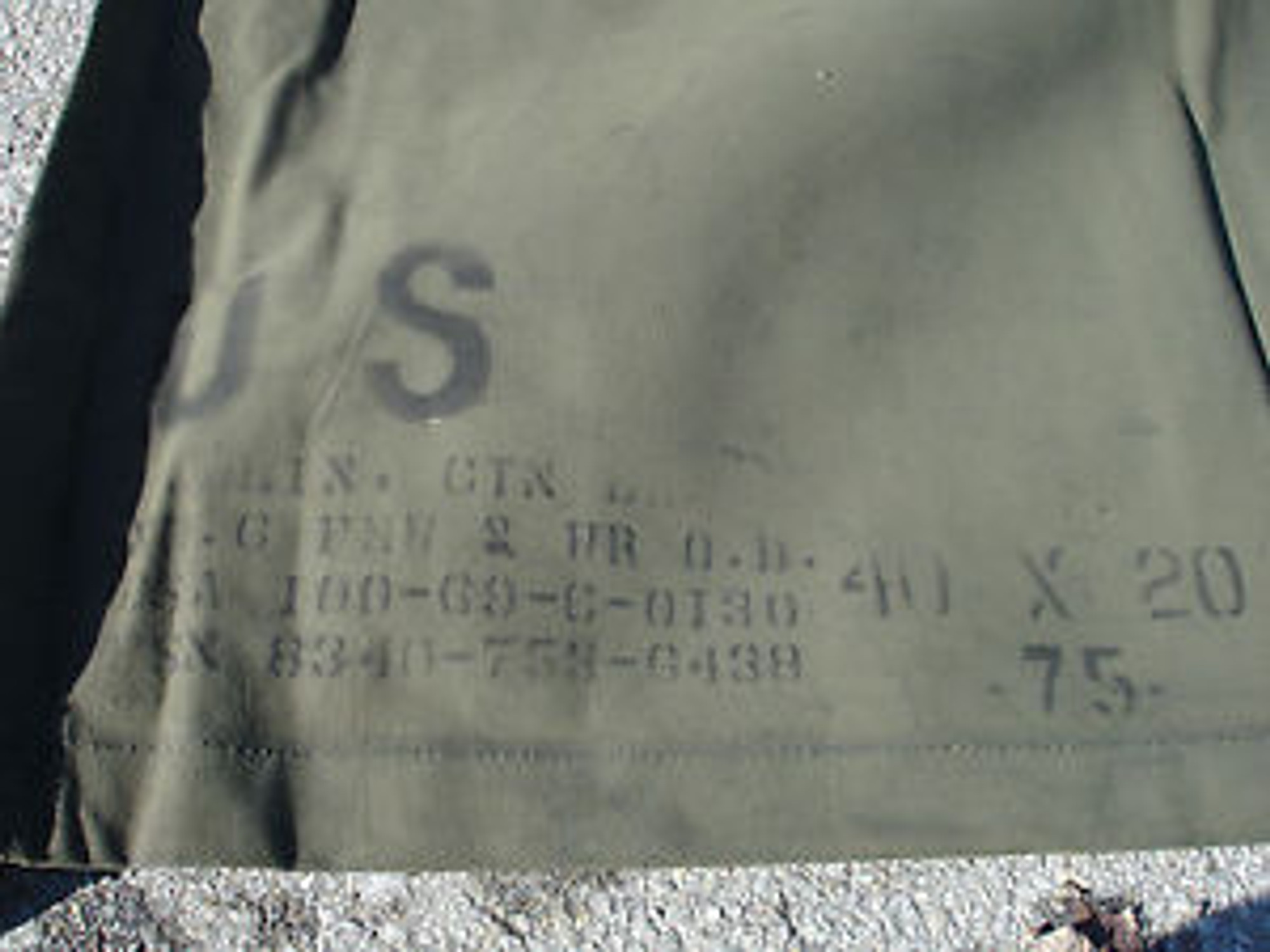 U.S. Armed Forces Extreme Heavy Weight Canvas Tarp 20'x40'