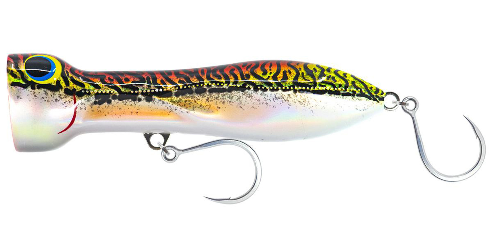 Nomad Design "Chug Norris" Popping Fishing Lure (Color: Chartreuse Orange Mackerel / 150)