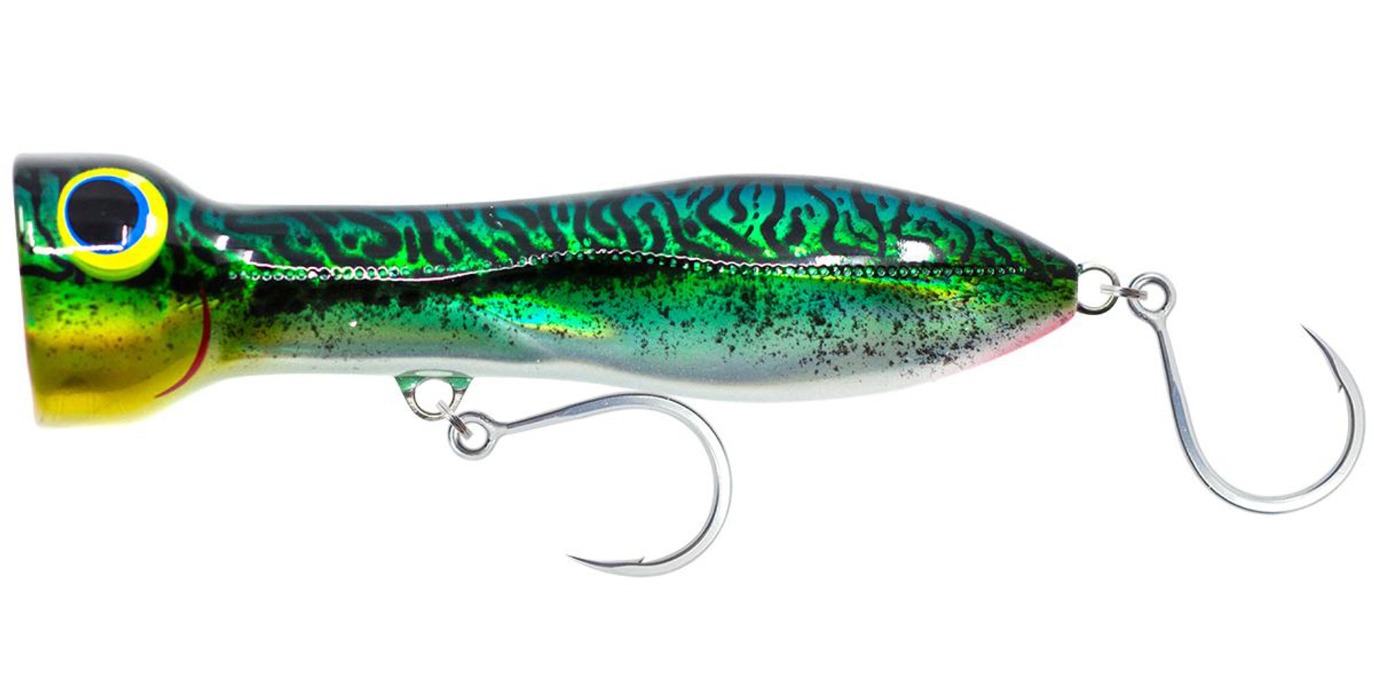 Nomad Design "Chug Norris" Popping Fishing Lure (Color: Silver Green Mackerel)