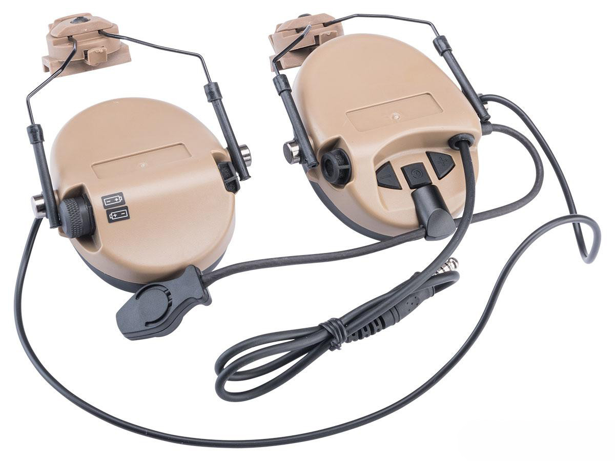 Element Z034 Tactical Communications Headset w/ Noise Cancelling System ...