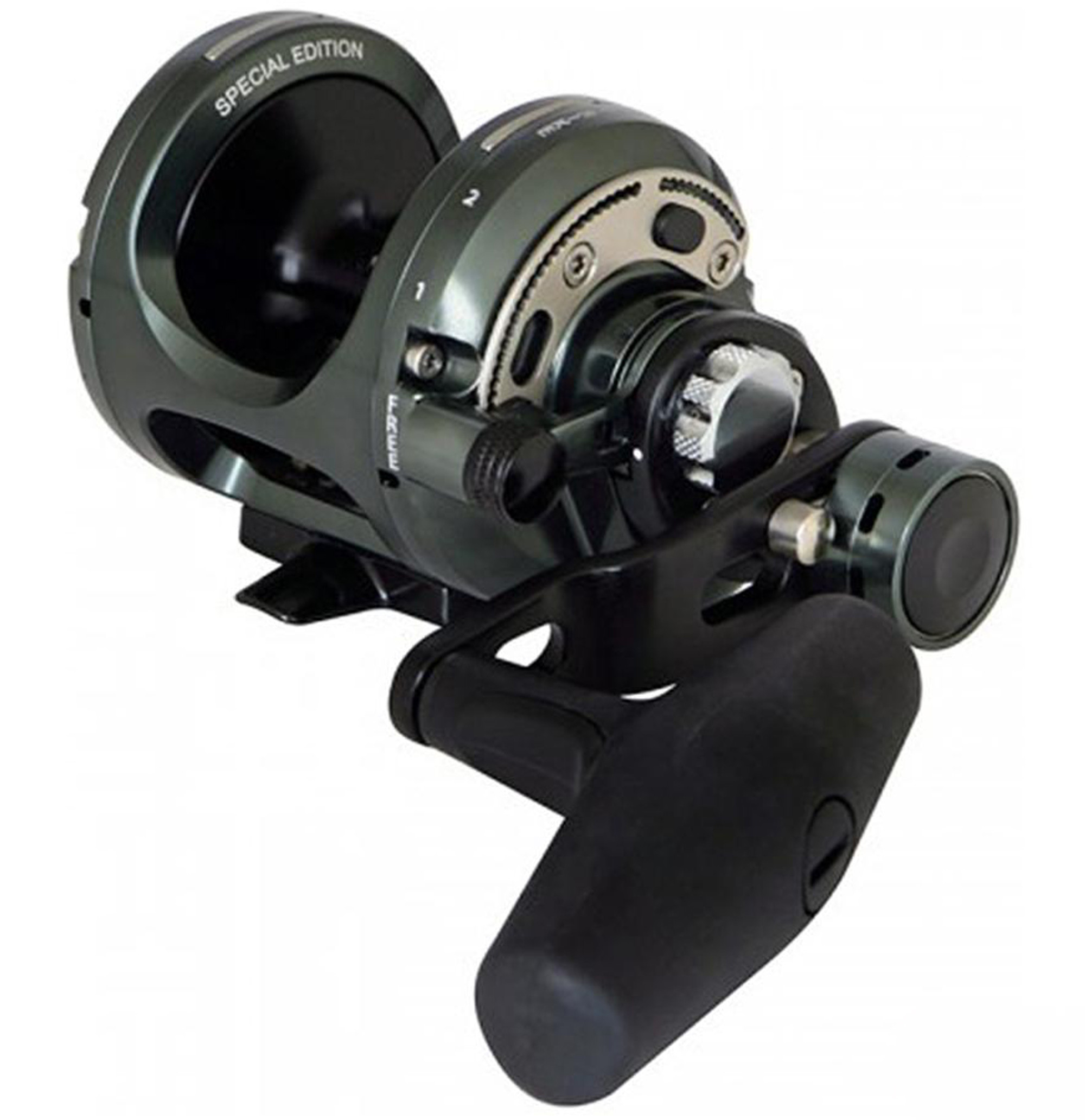 Okuma Reel Makaira Machined Aluminum SE 2-Speed Lever Drag Reel (Style: MK-15IISEa)