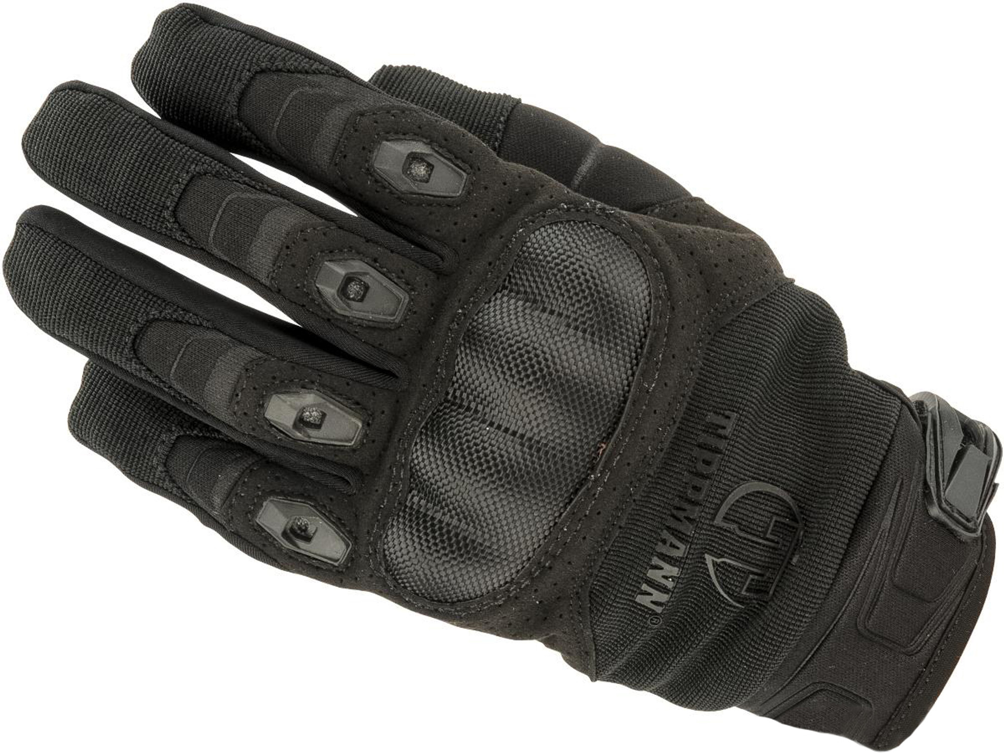 Tippmann Attack Gloves with Reinforced Knuckle (Color: Black)