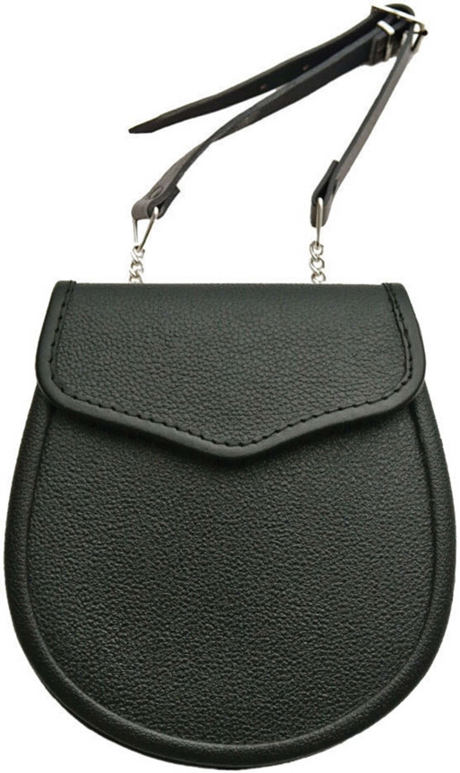 Sporran Black Leather