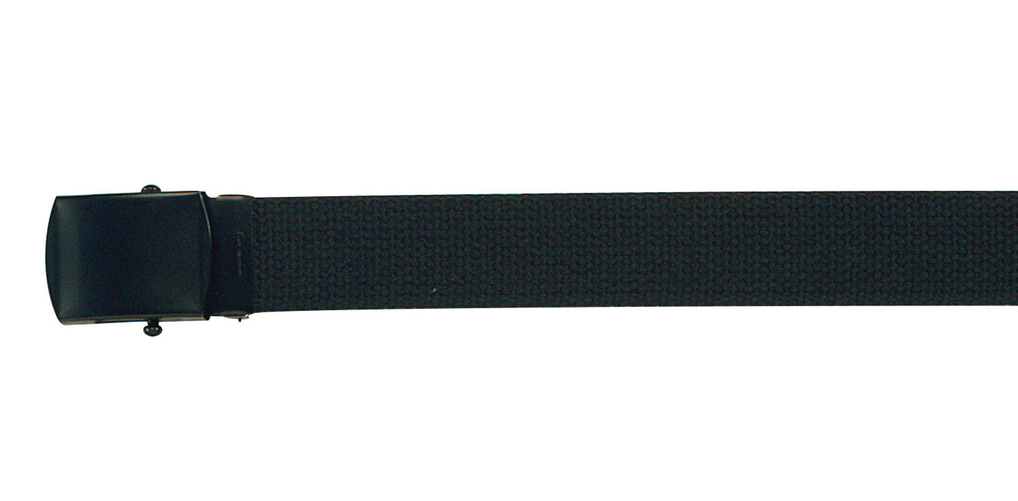 Rothco Military Web Belts With Black Buckle - Black