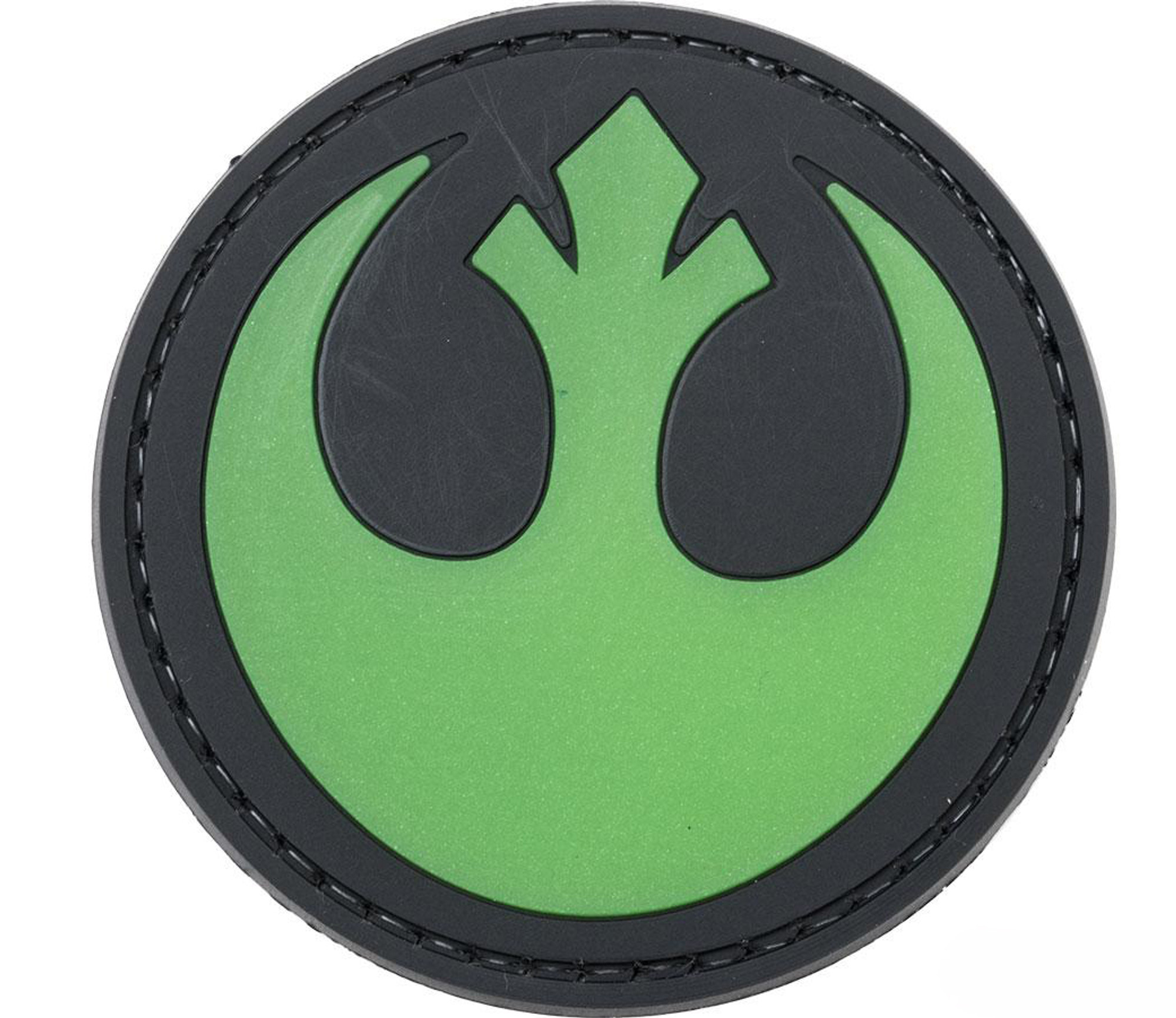 PVC Morale IFF Hook & Loop "Resistance Coalition" Patch (Color: Green)