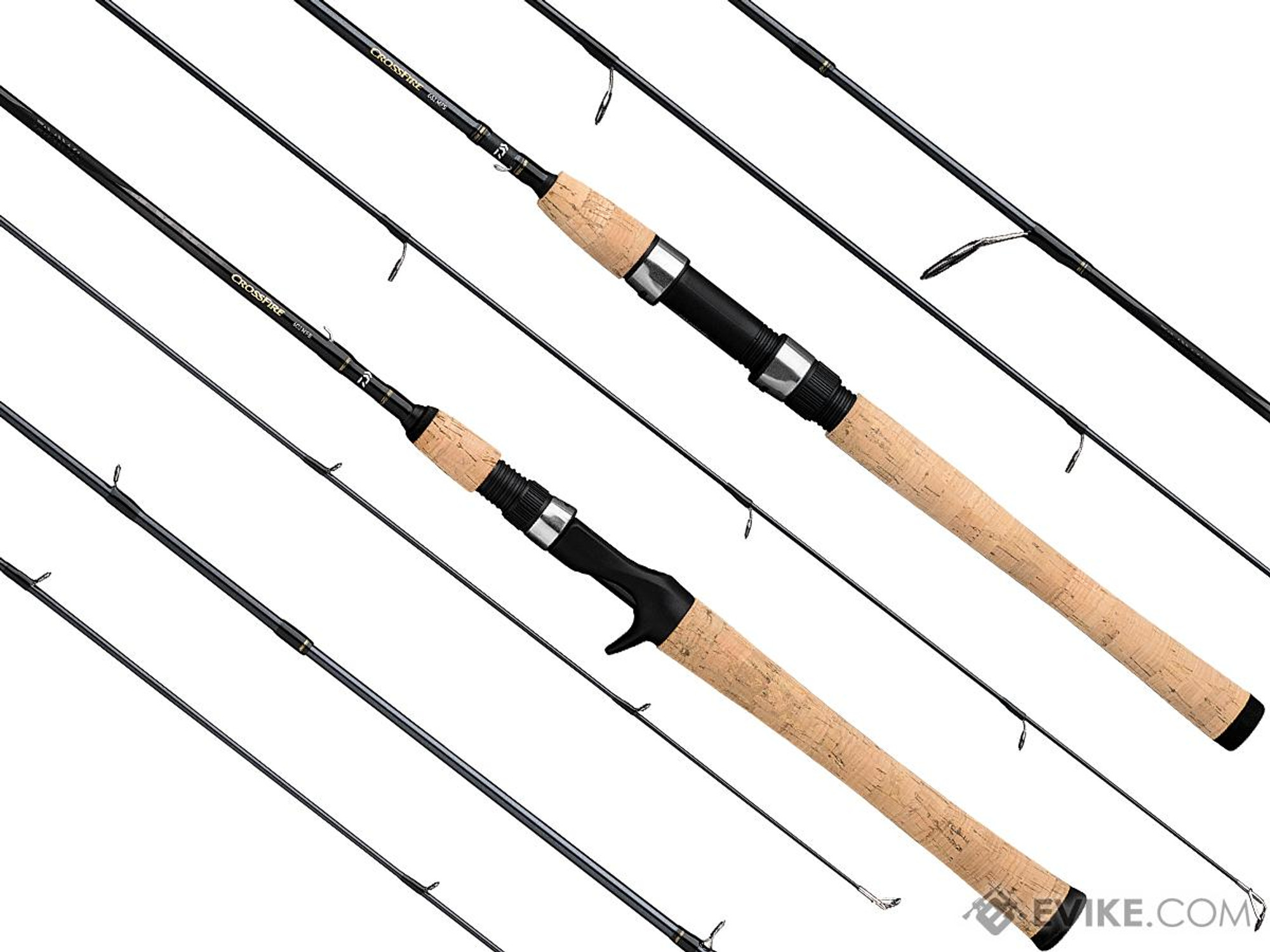 Daiwa Crossfire Trigger Grip Casting Fishing Rod (Model: CFF701MFB)