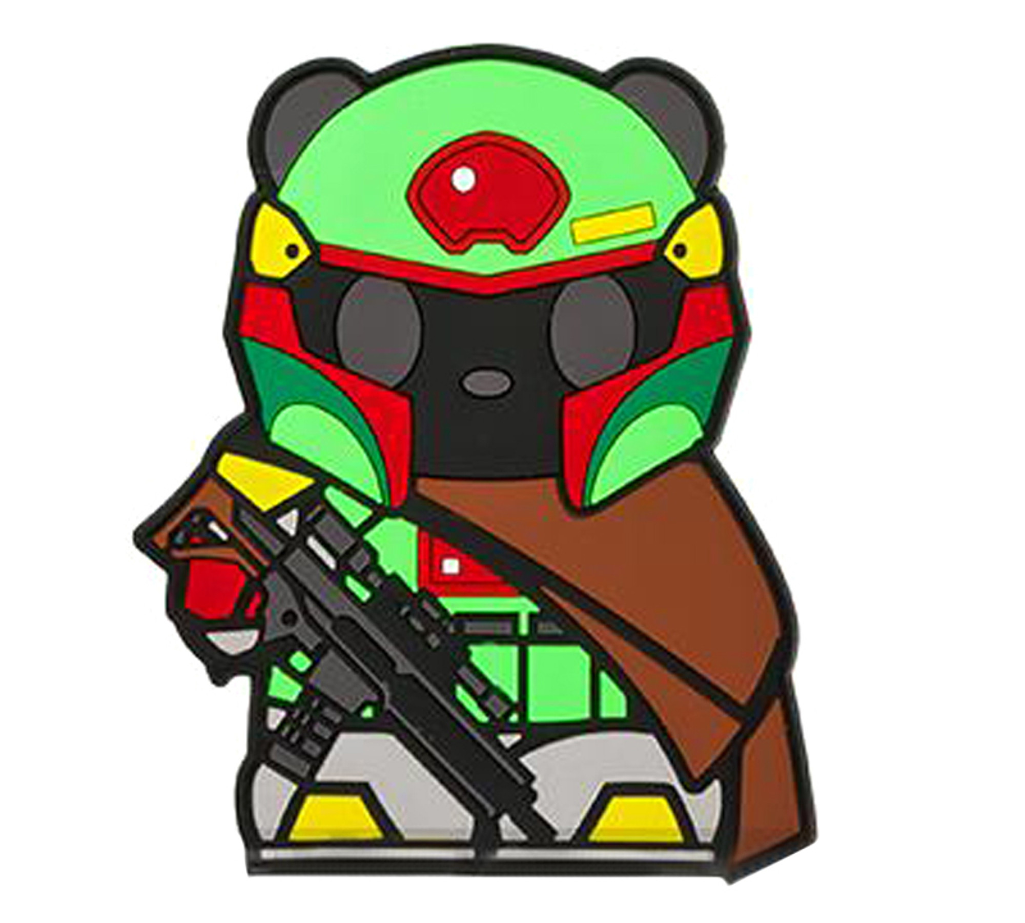 EPIK PANDA "PMC Panda" PVC Rubber Hook and Loop Morale Patch