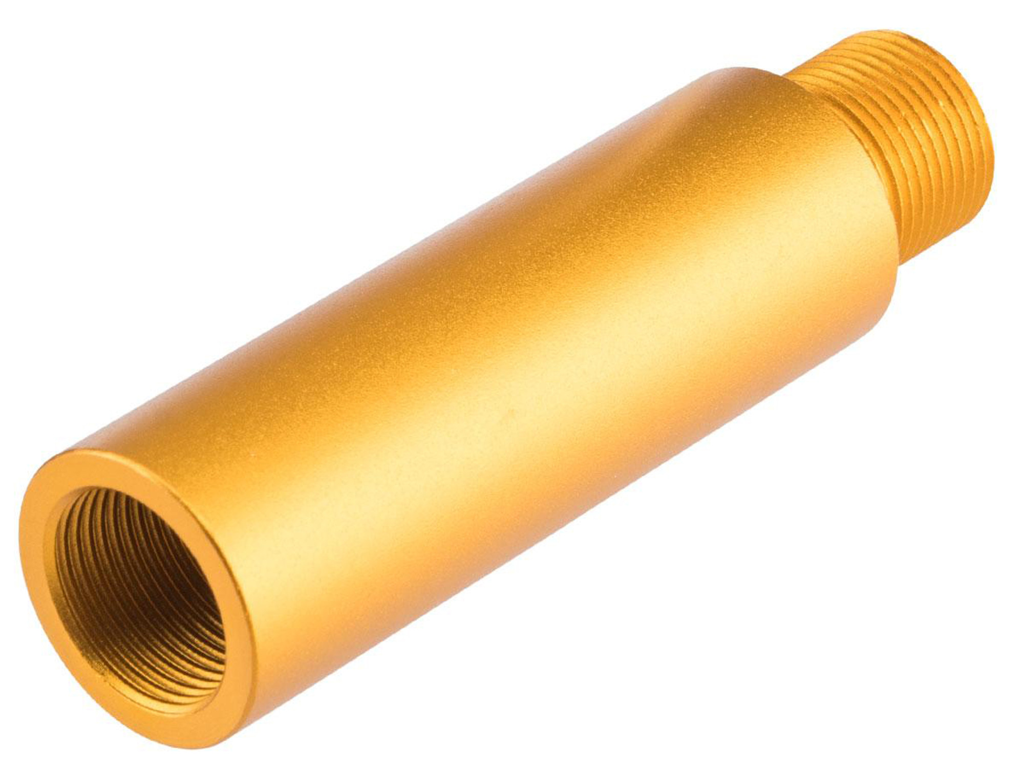 Slong Airsoft 14mm Negative Outer Barrel Extension (Model: Traditional / 57mm / Gold)