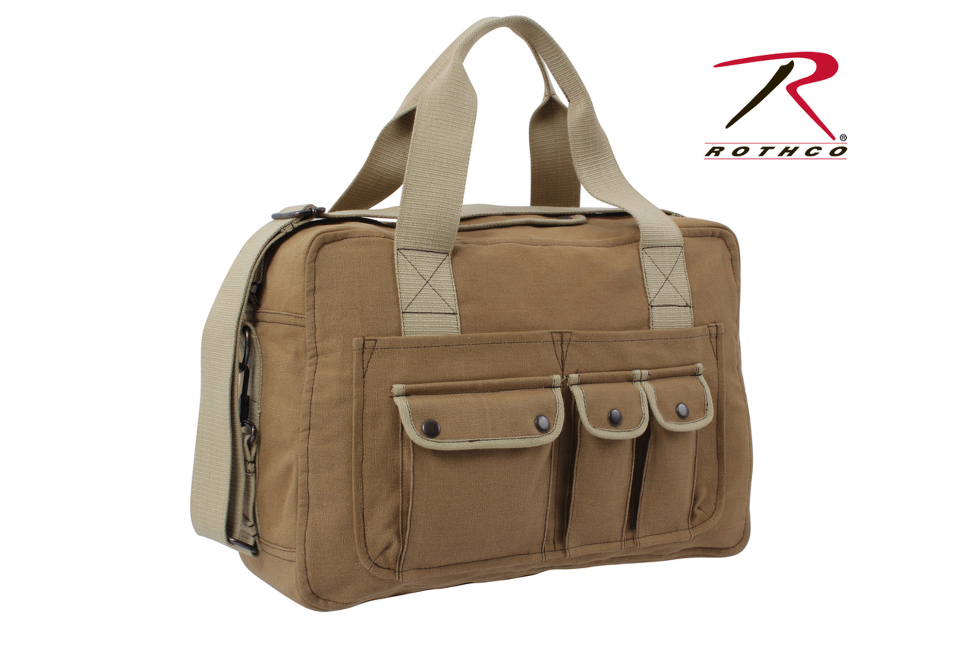 Rothco Two Tone Specialist Carry All Shoulder Bag - Coyote Brown