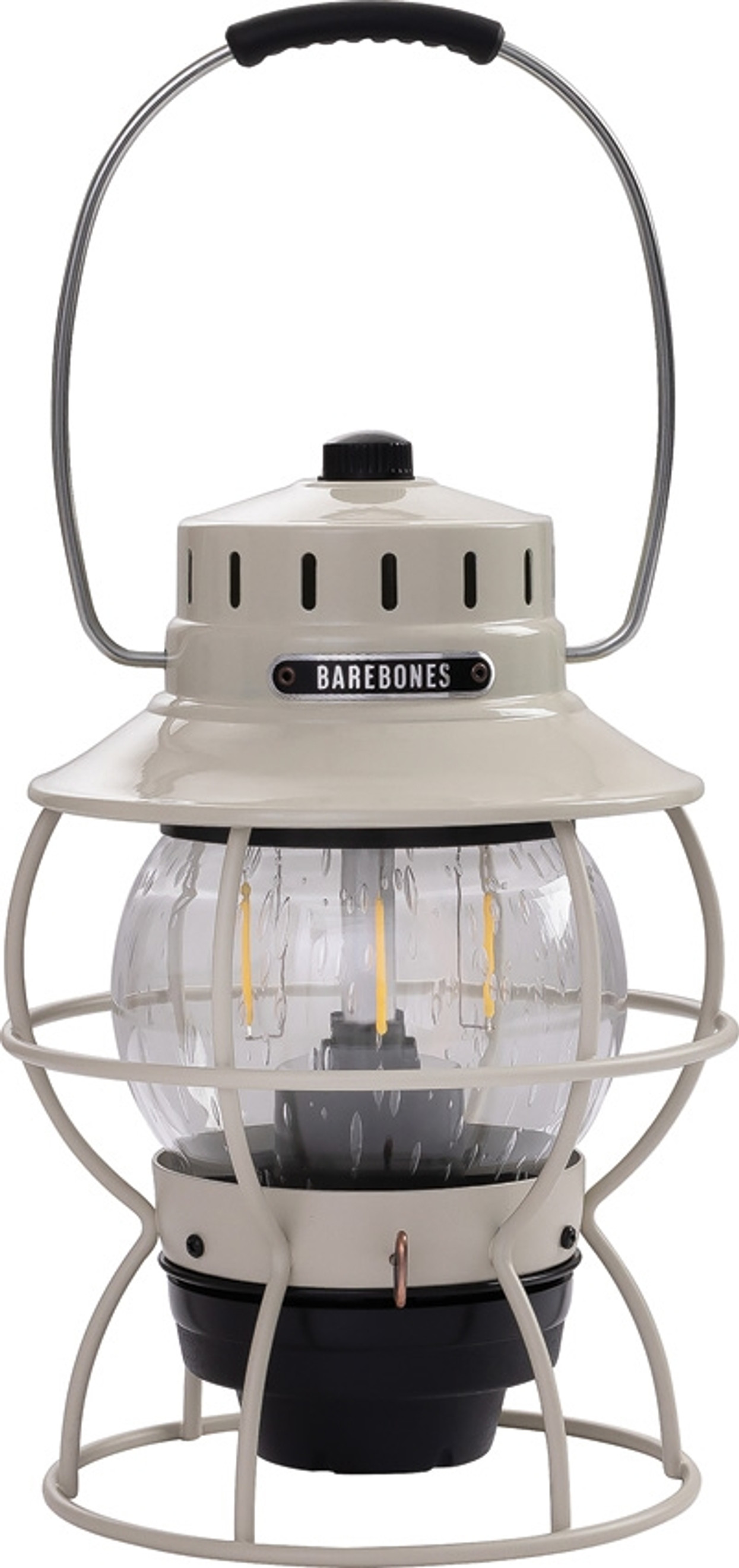 Railroad Lantern Vintage White