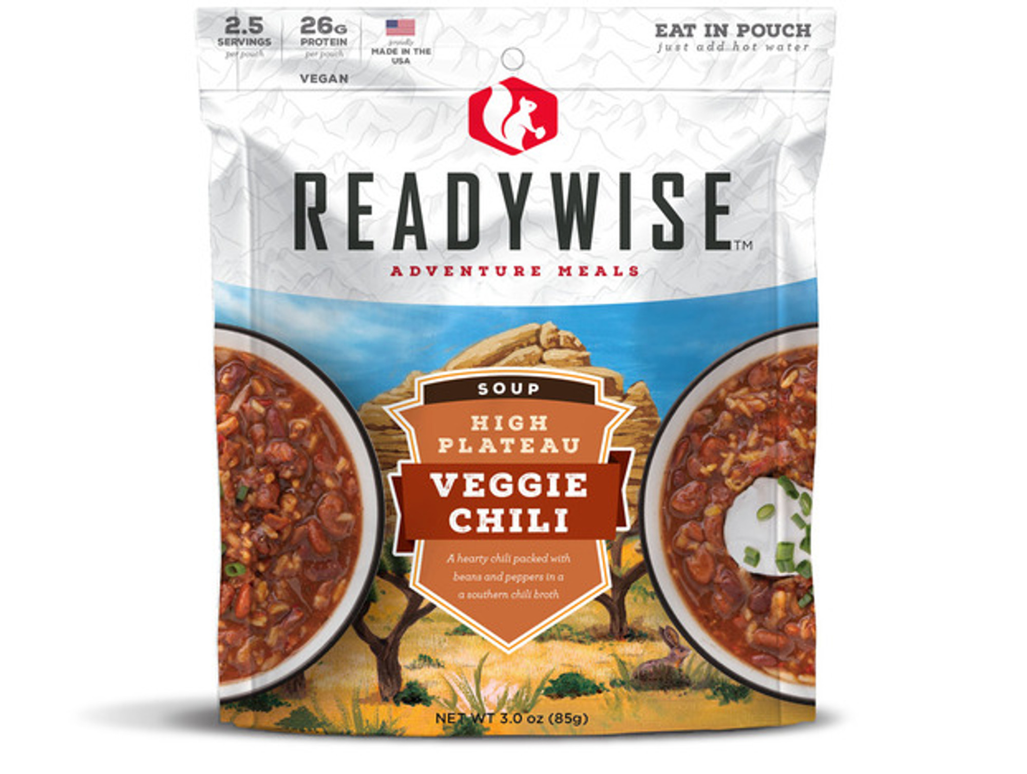 ReadyWise High Plateau Veggie Chili Soup