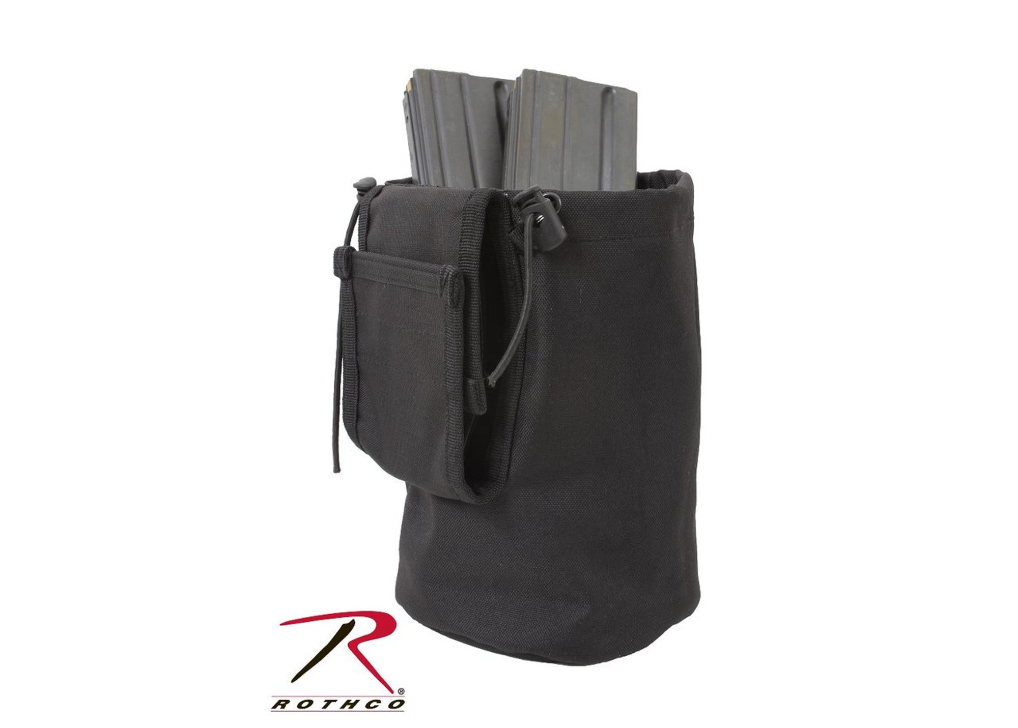 Rothco MOLLE Roll-Up Utility Dump Pouch - Black
