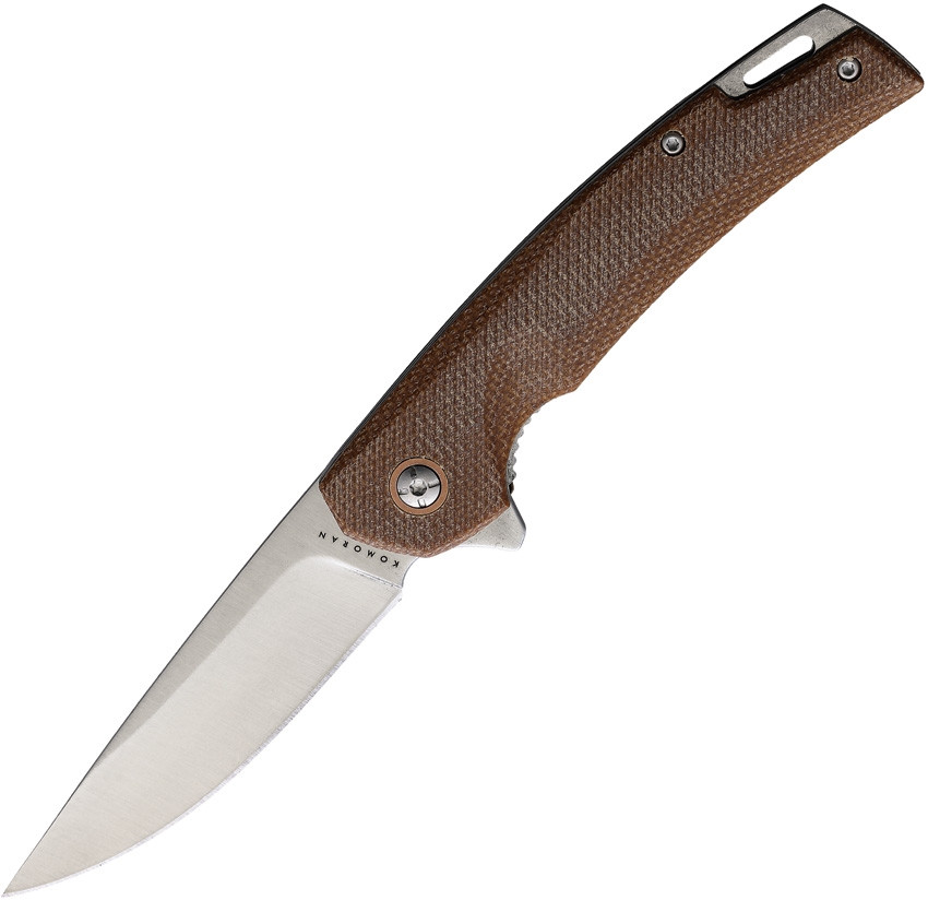 Brown Linen Micarta Folder