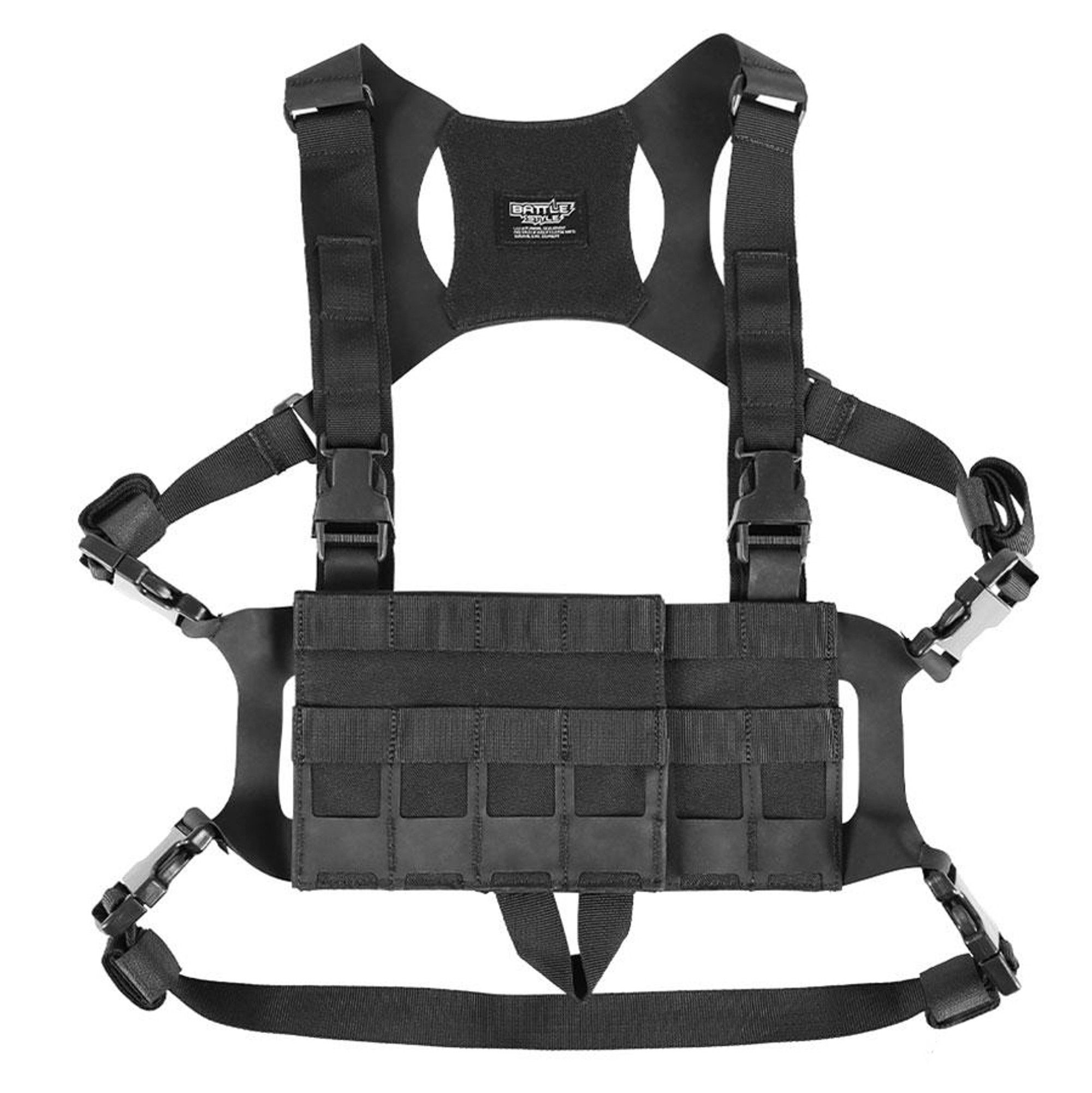 Laylax Battle Style Compact MOLLE Chest Rig (Color: Black)