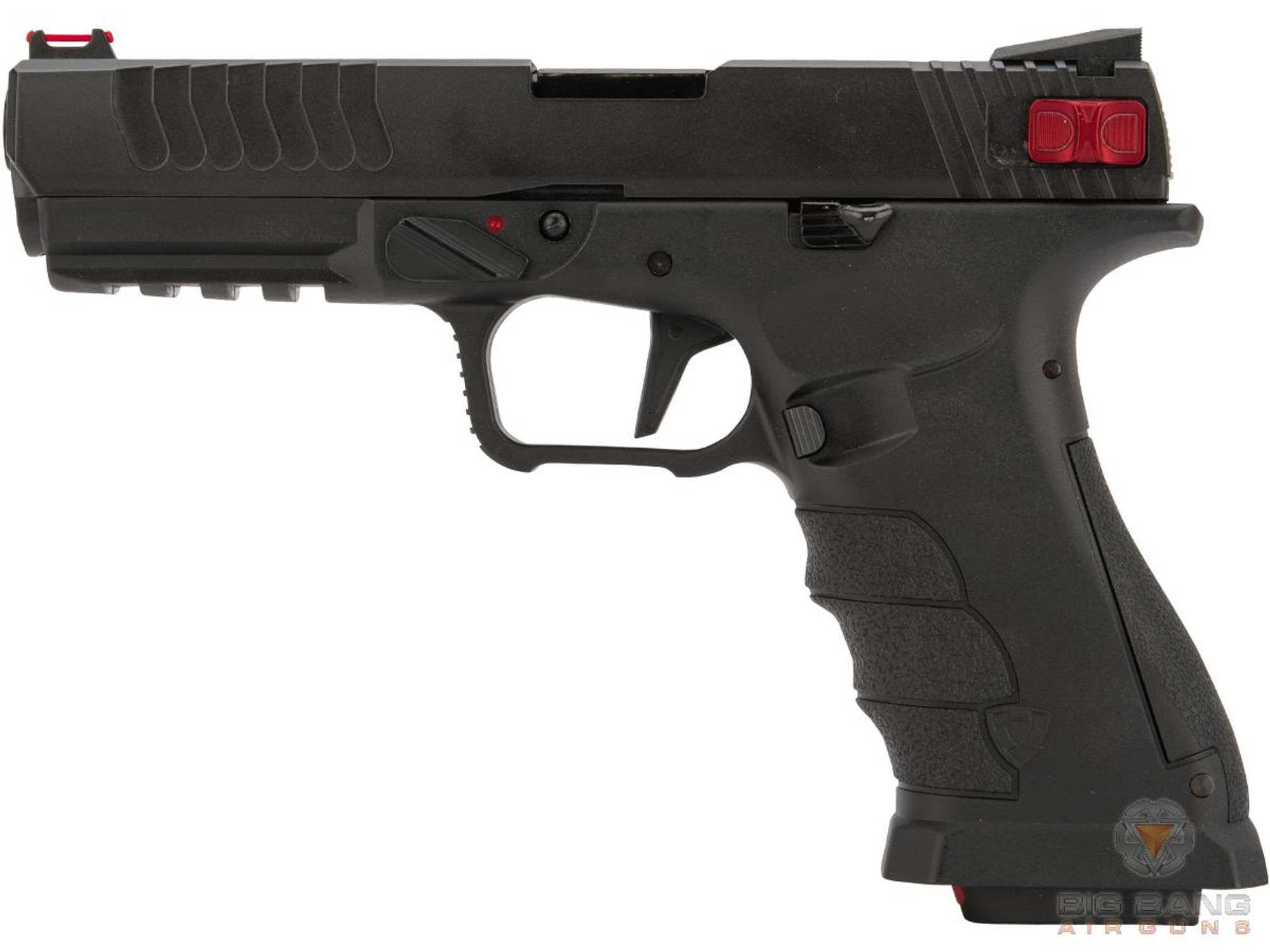 APS Shark Full Automatic Select-Fire CO2 Gas Blowback .177 / 4.5mm Air Pistol (Color: Black)