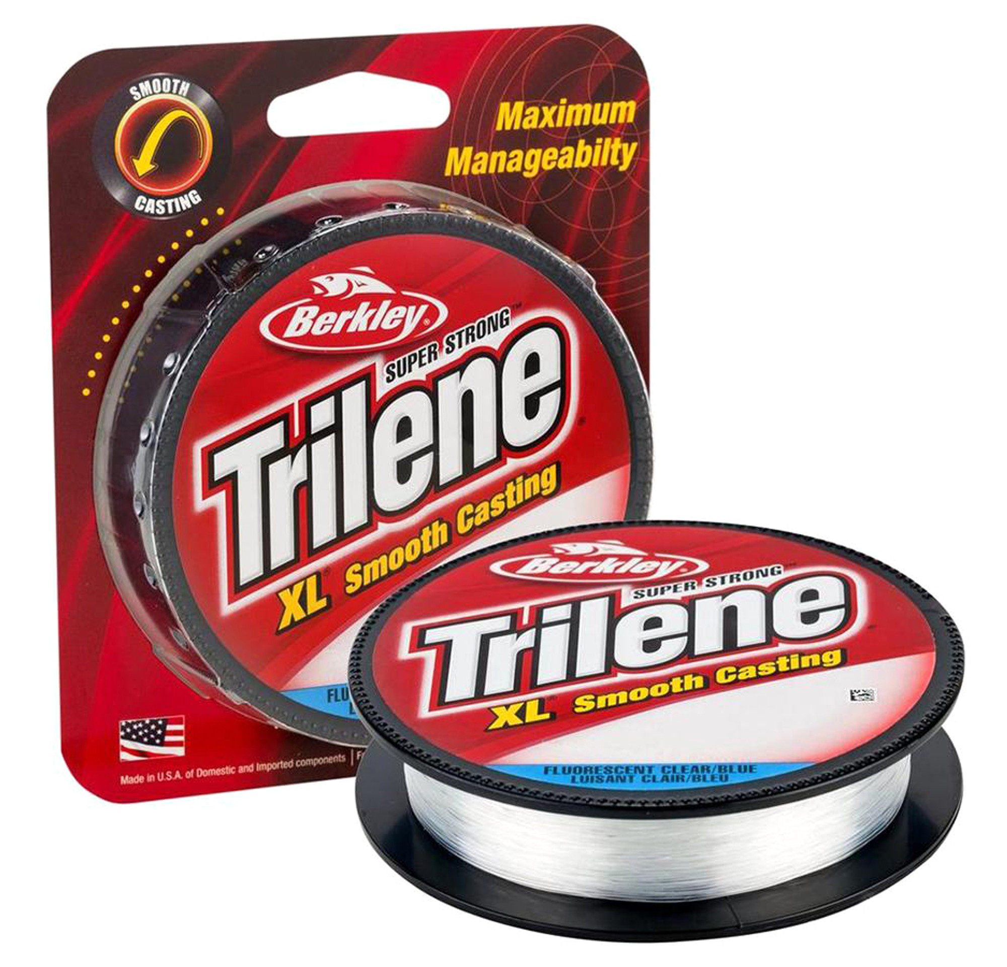 Berkley Fishing Trilene XL Monofilament Fishing Line (Color: Fluorescent Clear Blue / 6lbs / 330yds)