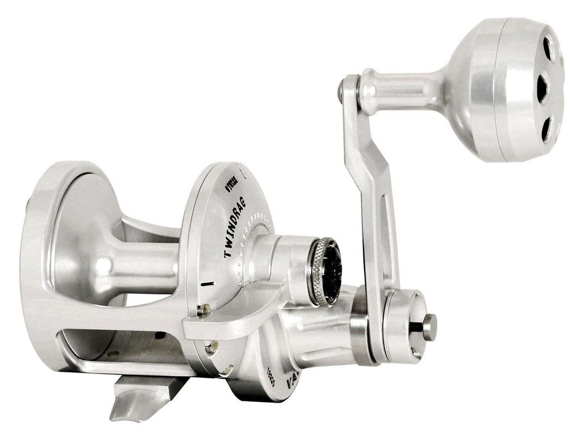 Accurate Fishing "Valiant" Series Two-Speed Fishing Reel (Size: 1000 / Lefty / Silver)