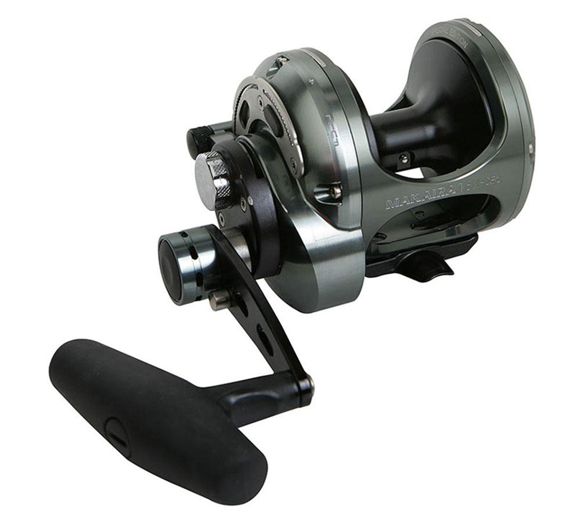 Okuma Reel Makaira Machined Aluminum SE 2-Speed Lever Drag Reel (Style: MK-15TIISEa-MTBLK / Special Edition)