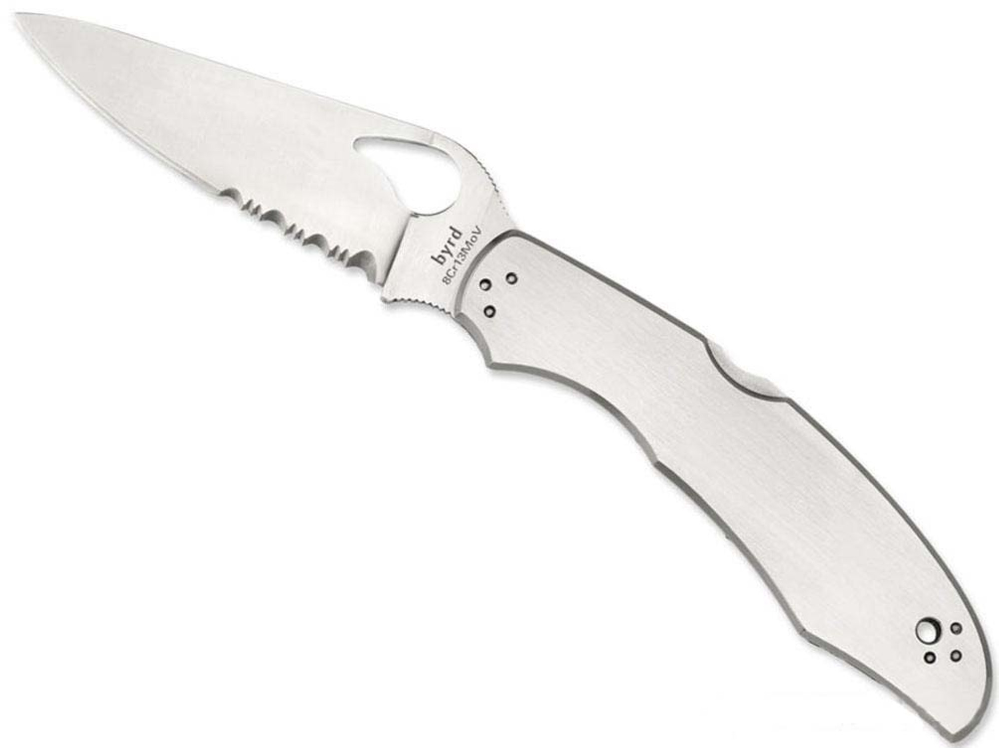 byrd CARA CARA 2 Folding Knife (Model: Serrated Edge / Stainless)