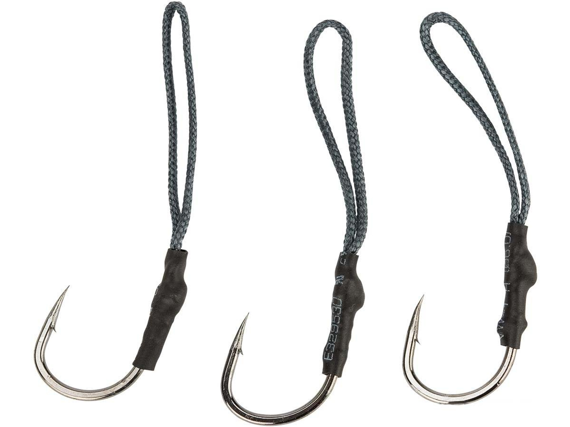 Battle Angler Jigging Fishing Assist Hook Set - Pack of 3 (Size: 7