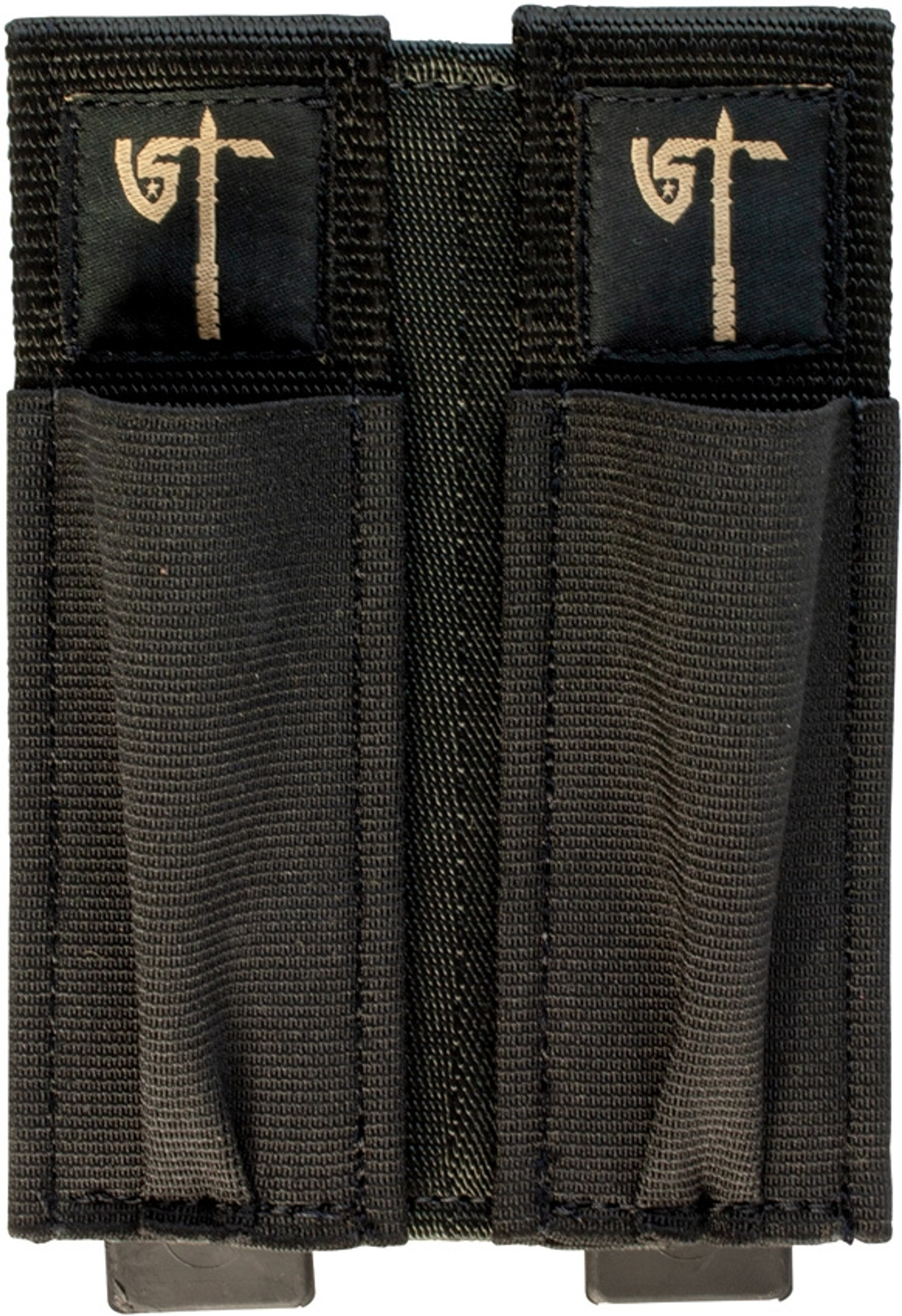 Double Pistol Mag Pouch Blk