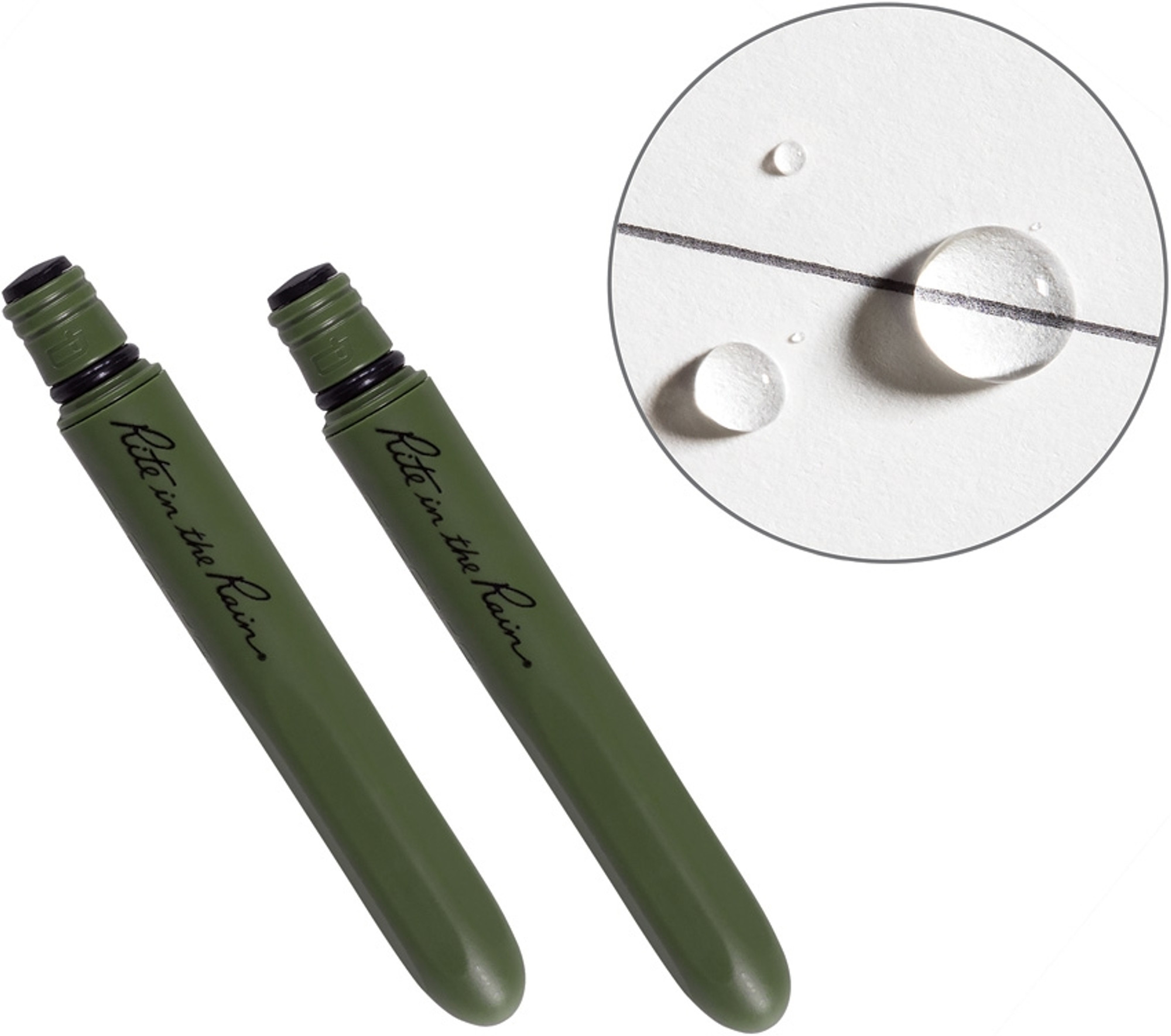 All-Weather Tough Plastic Pen - Olive Drab