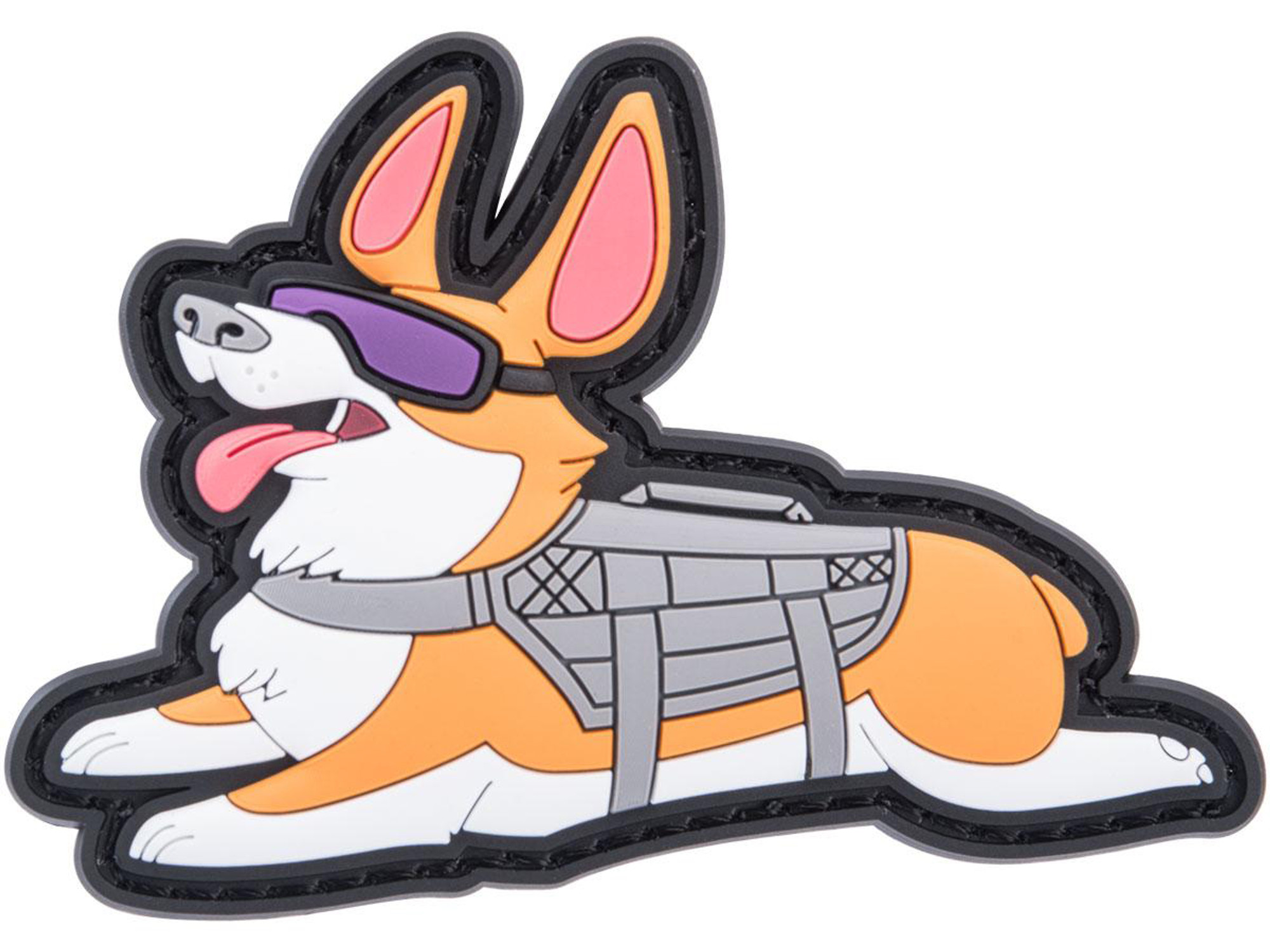 Patch Fiend Tactical Dog Series PVC Morale Patch (Design: TactiCorgi v3)