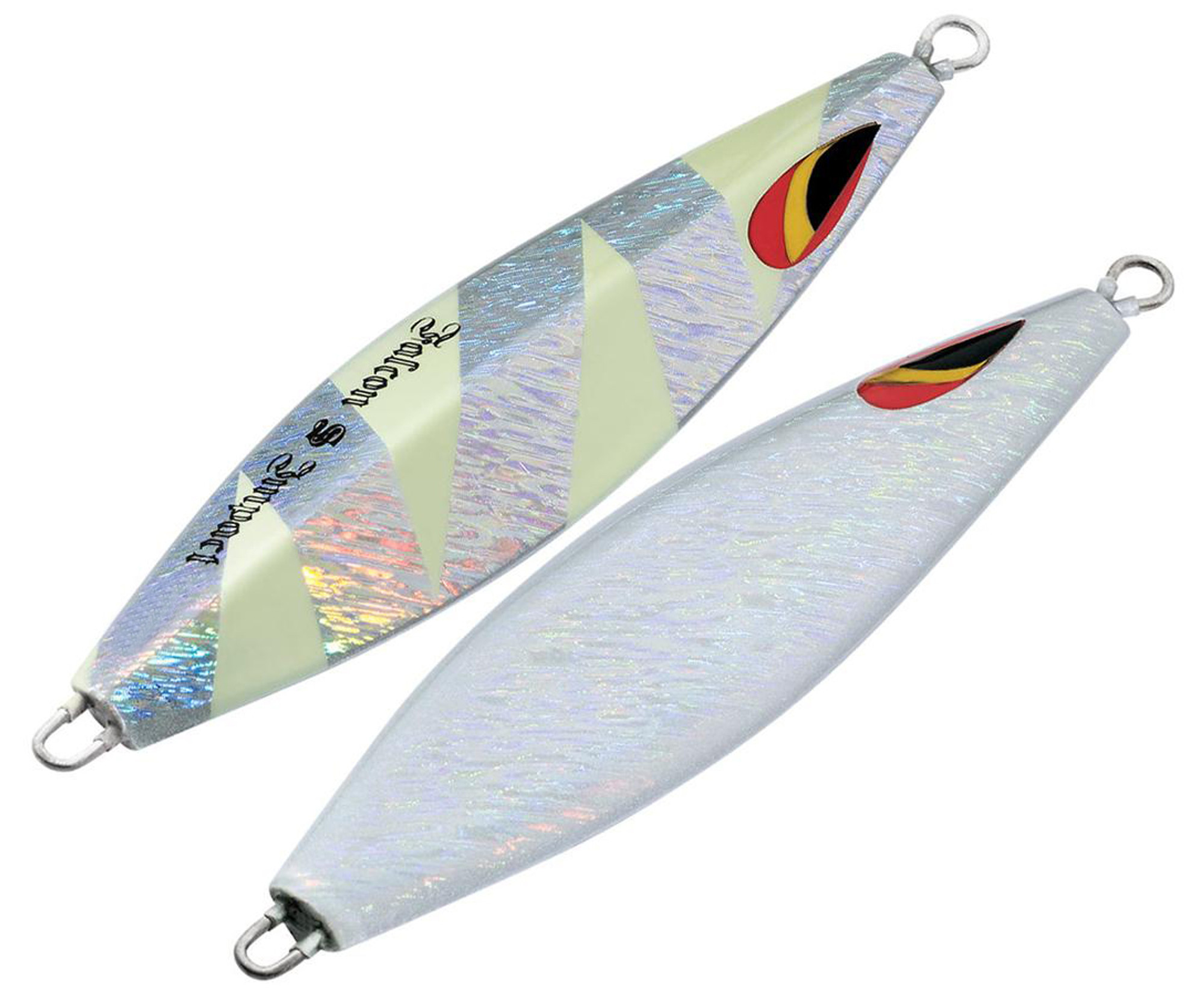 Sea Falcon "S Impact" Fishing Jig (Color: Lightning Glowing Silver)