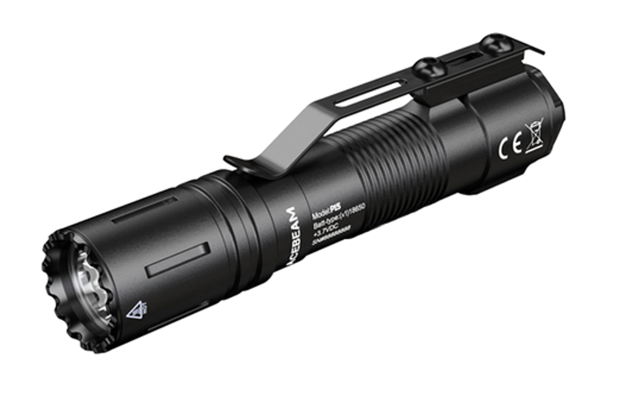 Acebeam P15 EDC Tactical Flashlight Black - 1700 Lumens