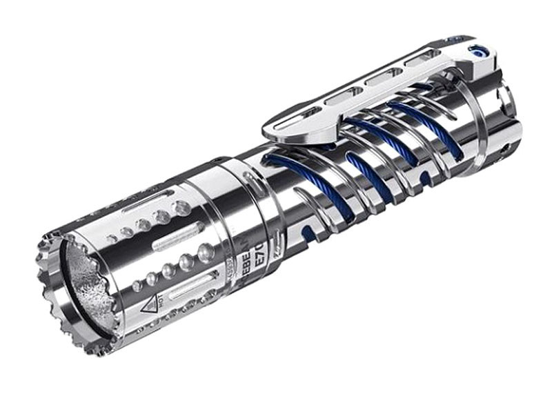 Acebeam E70-SS EDC Flashlight, Stainless Steel - 4000 Lumens - 6500K