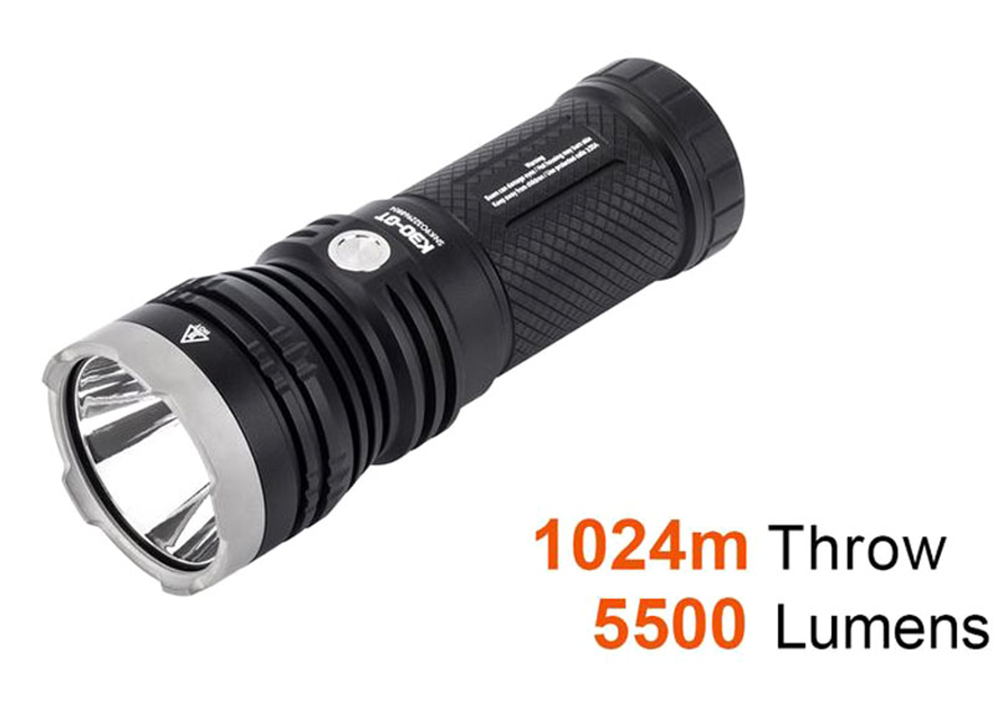 Acebeam K30-GT Compack Flashlight, LUMINUS SBT-90 White LED - 5500 Lumens