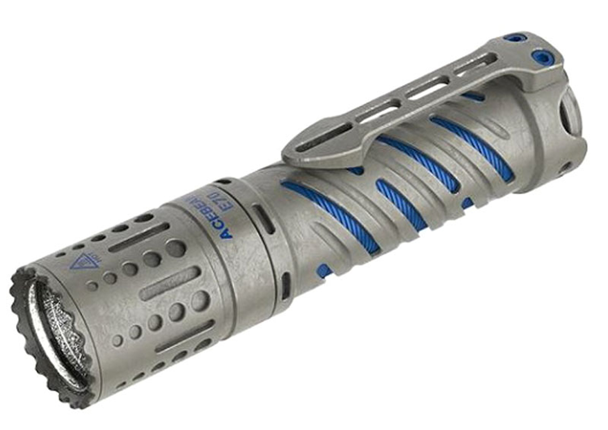 Acebeam E70-TI EDC Flashlight, Titanium Stonewash - 4000 Lumens - 5000K