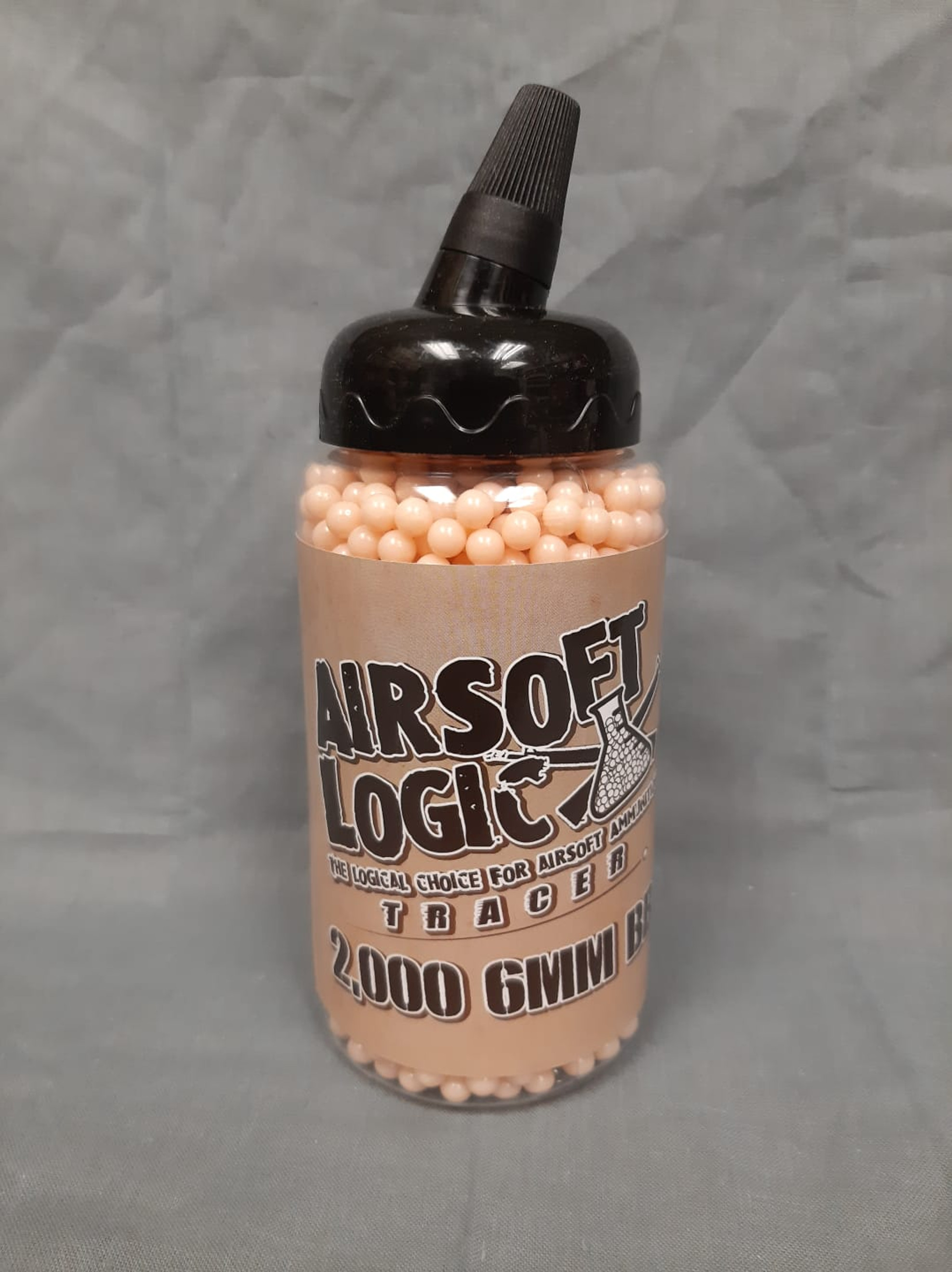 Airsoft Logic 0.20G TRACER BB (2000CT Bottle) RED