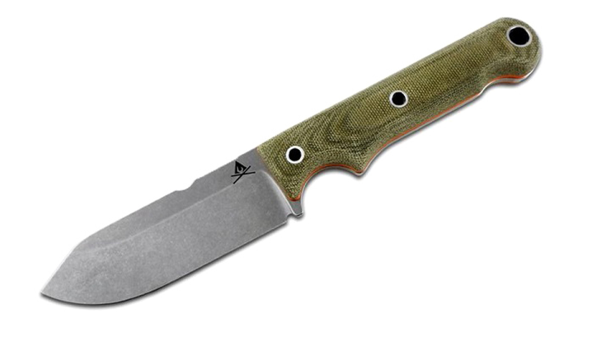 White River Firecraft FC4, CPM S35VN, Micarta Handle, Leather Sheath, WRFC4-LS