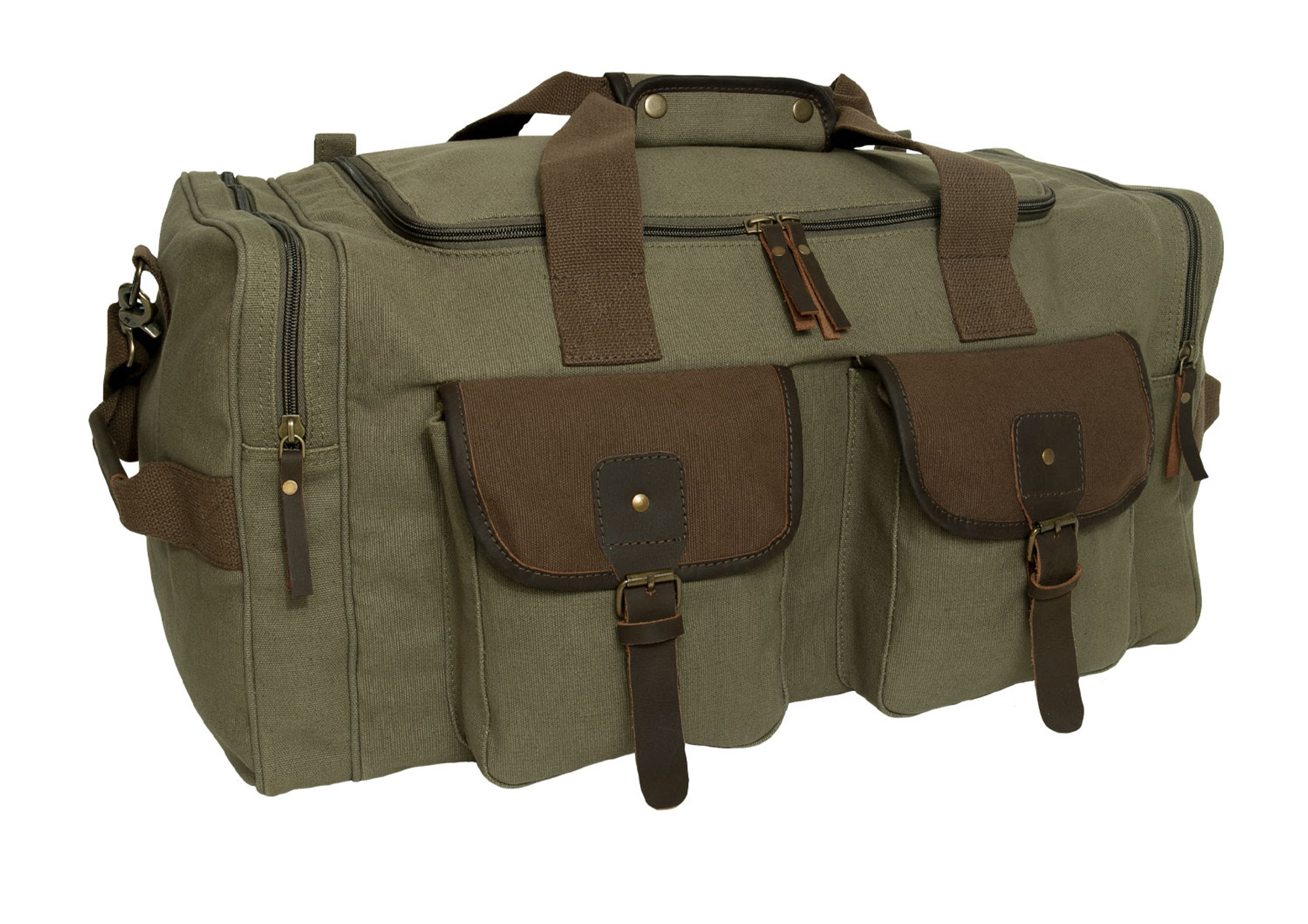 Rothco Long Journey Canvas Travel Bag - Olive Drab