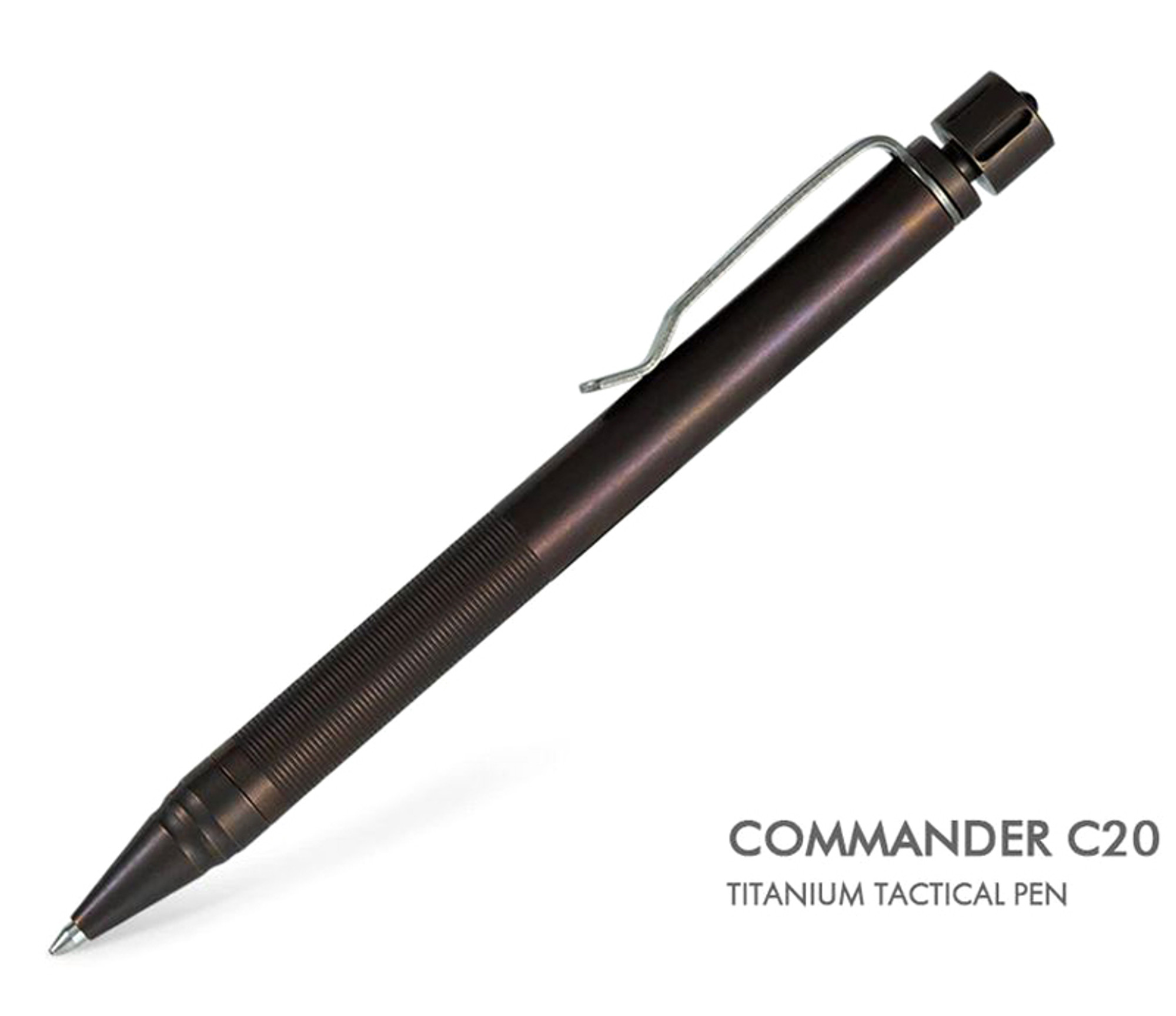 RovyVon C20 Titanium Tactical Pen - Vintage