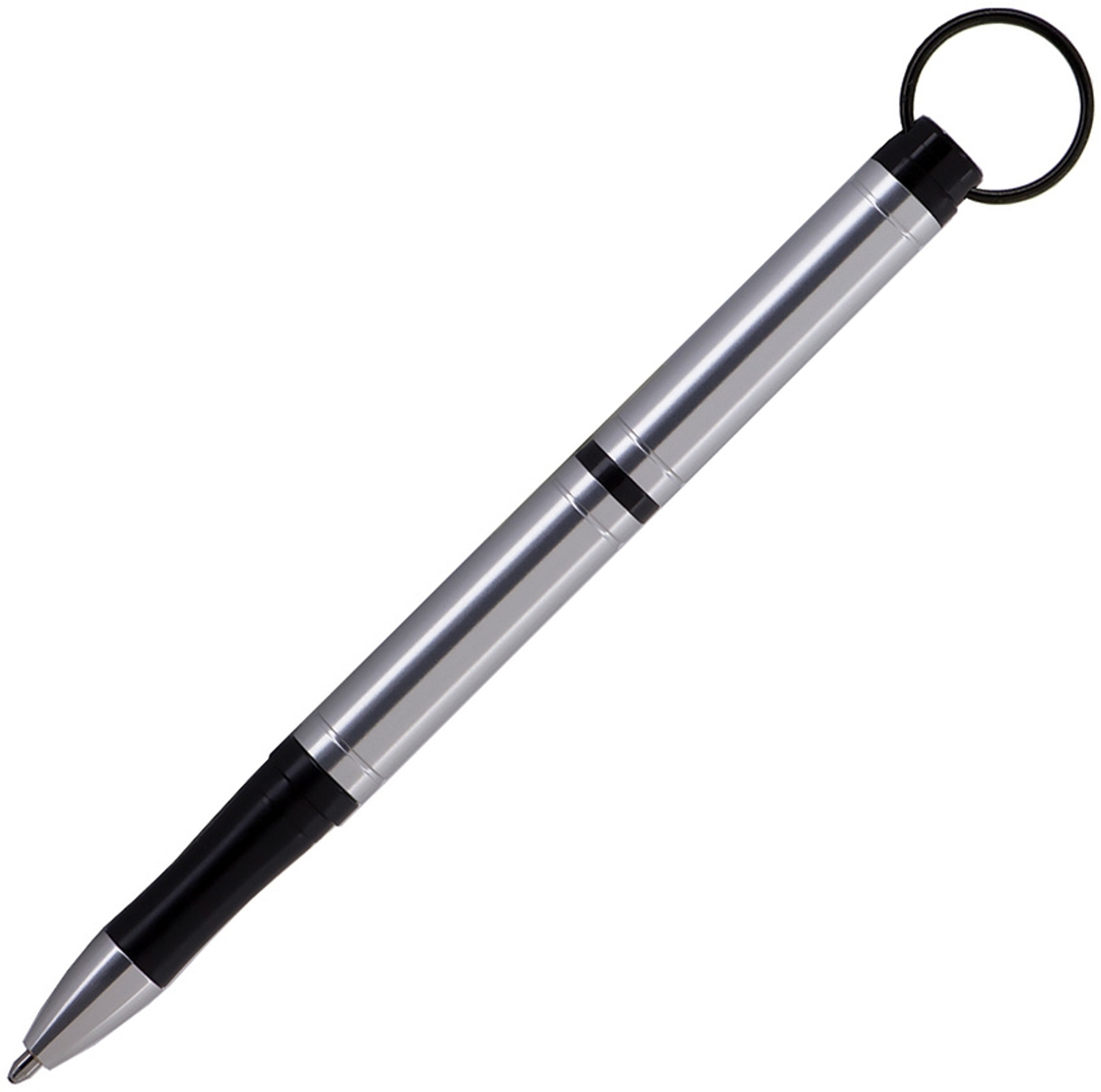 Backpacker Keyring Pen Silver