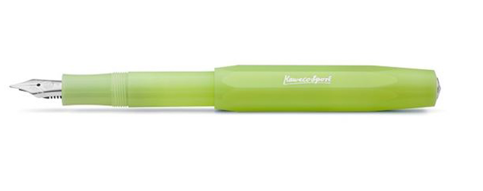 Kaweco Frosted Sport Fountain Pen Fine Lime - Fine