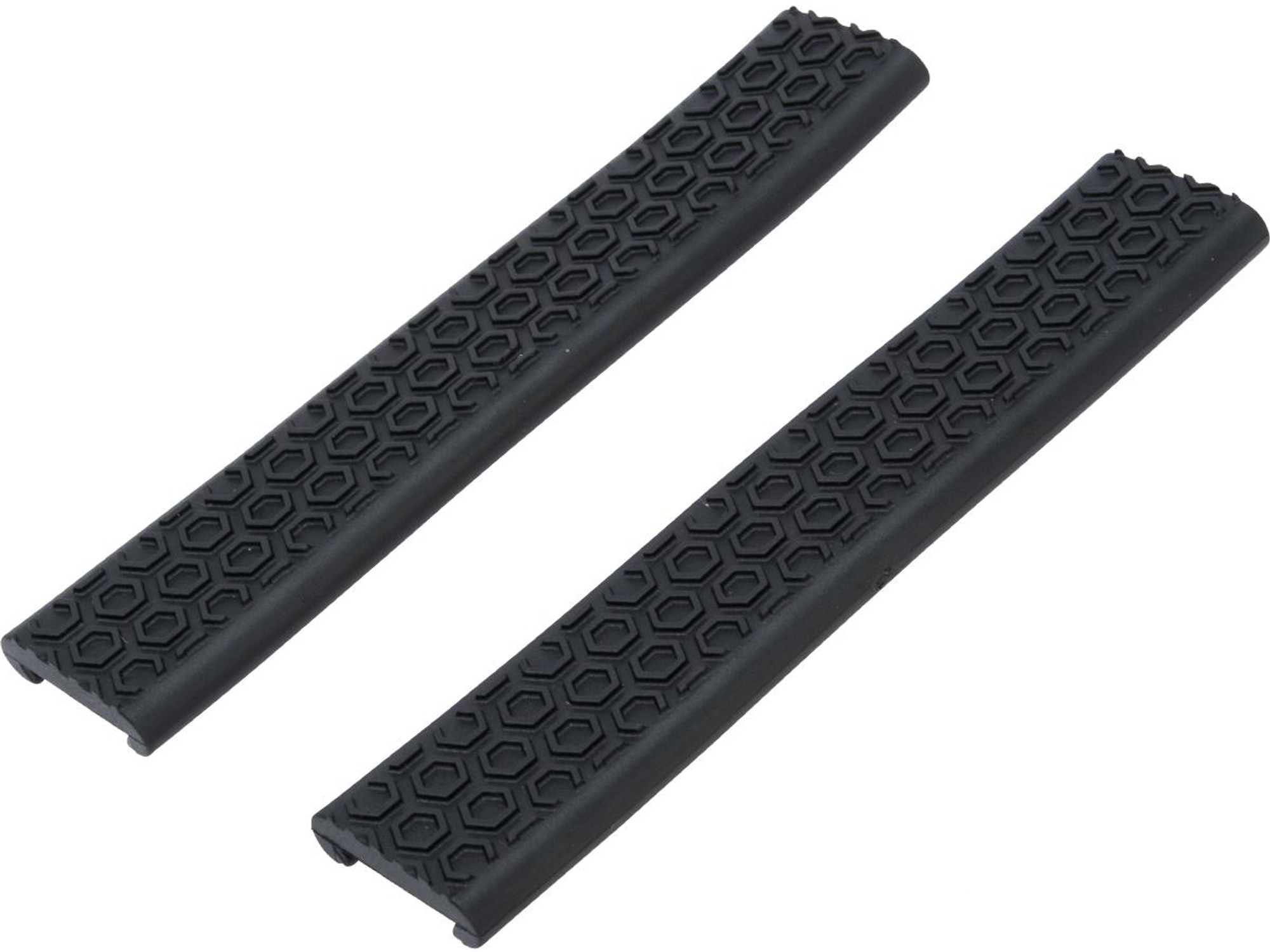 Bolt Airsoft Semi-Rigid Rubber Picatinny Rail Cover (Type: Honeycomb / 2pc)