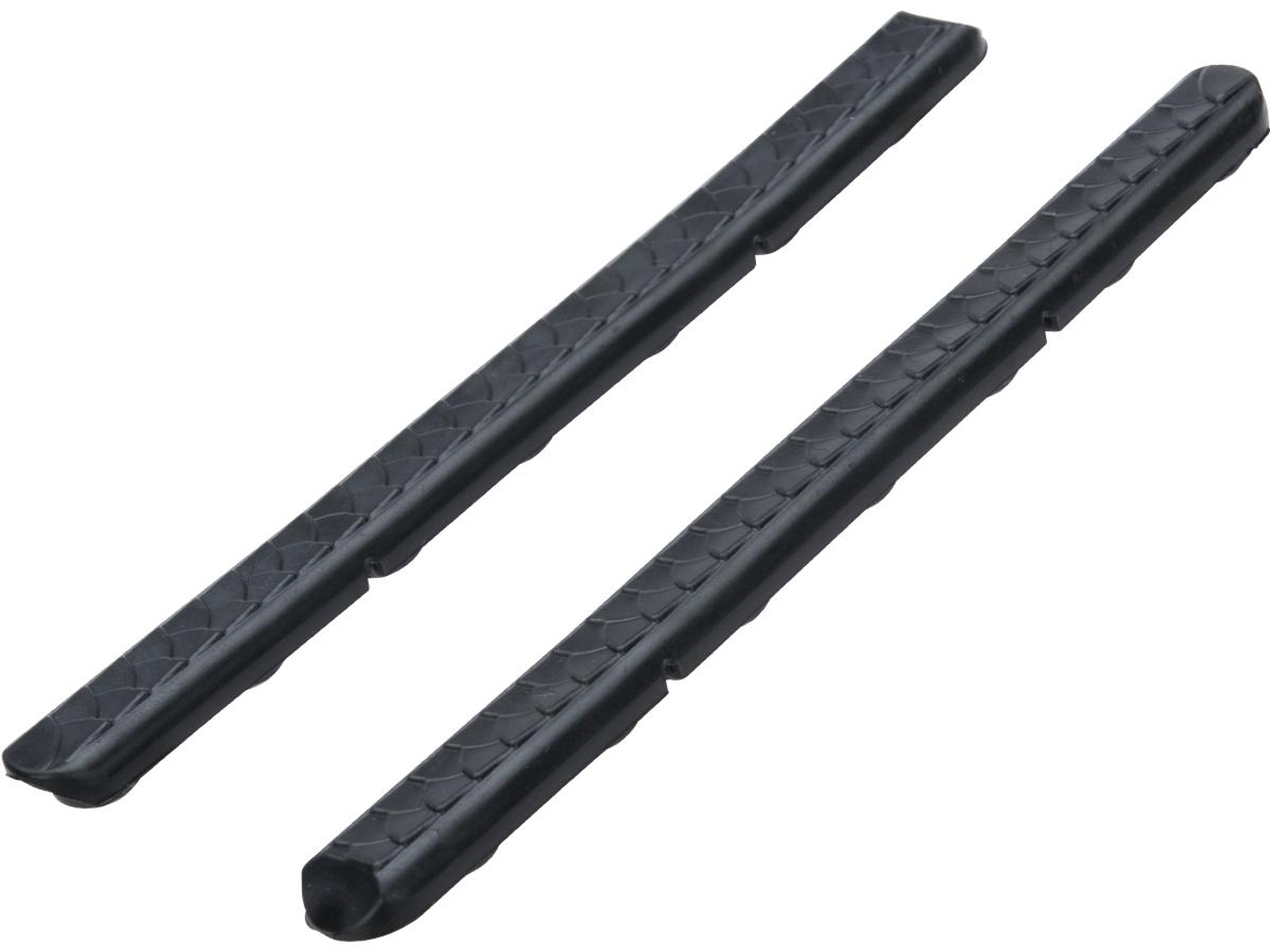 Bolt Airsoft Semi-Rigid Rubber Keymod Slim Rail Cover (Type: Scale / 2pc)