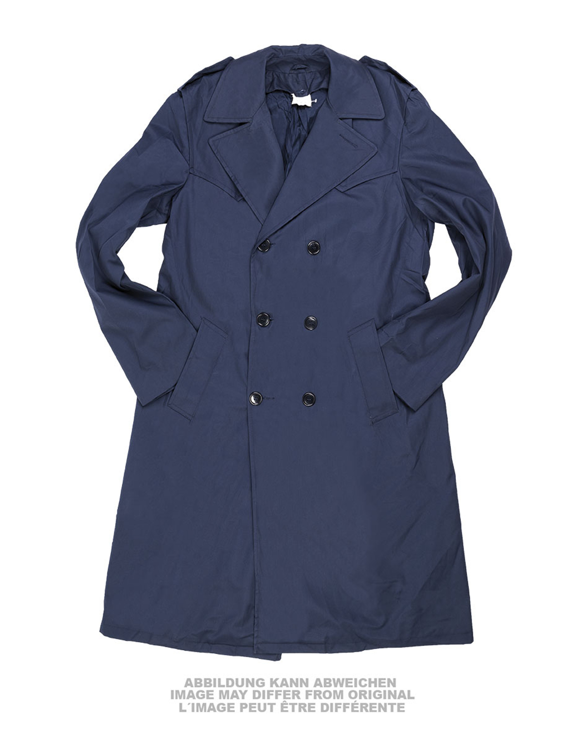 Italian Dark Blue Trench Coat