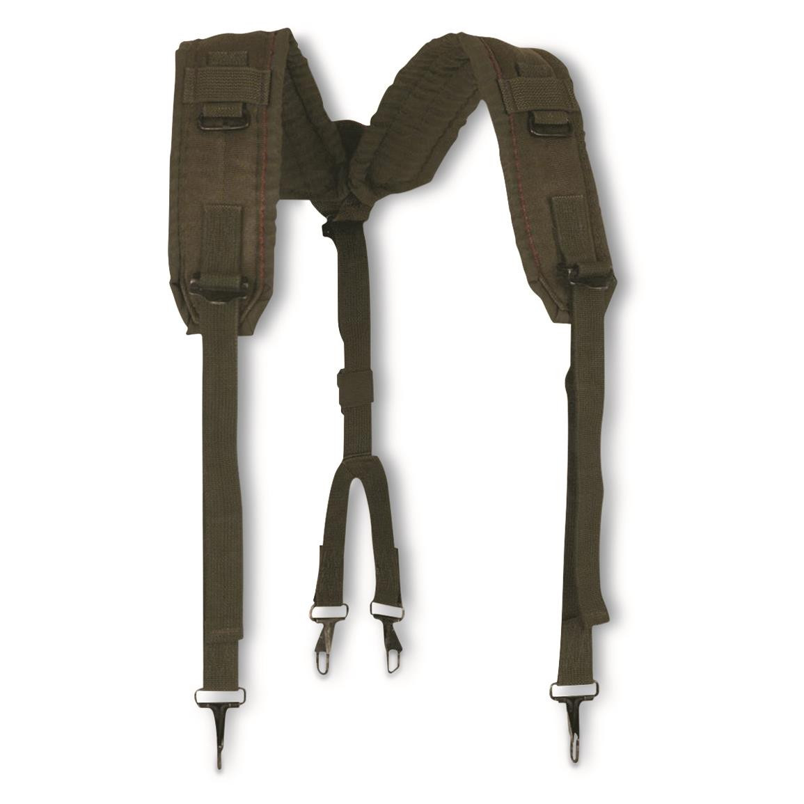 U.S. Armed Forces GI OD LCII Suspenders