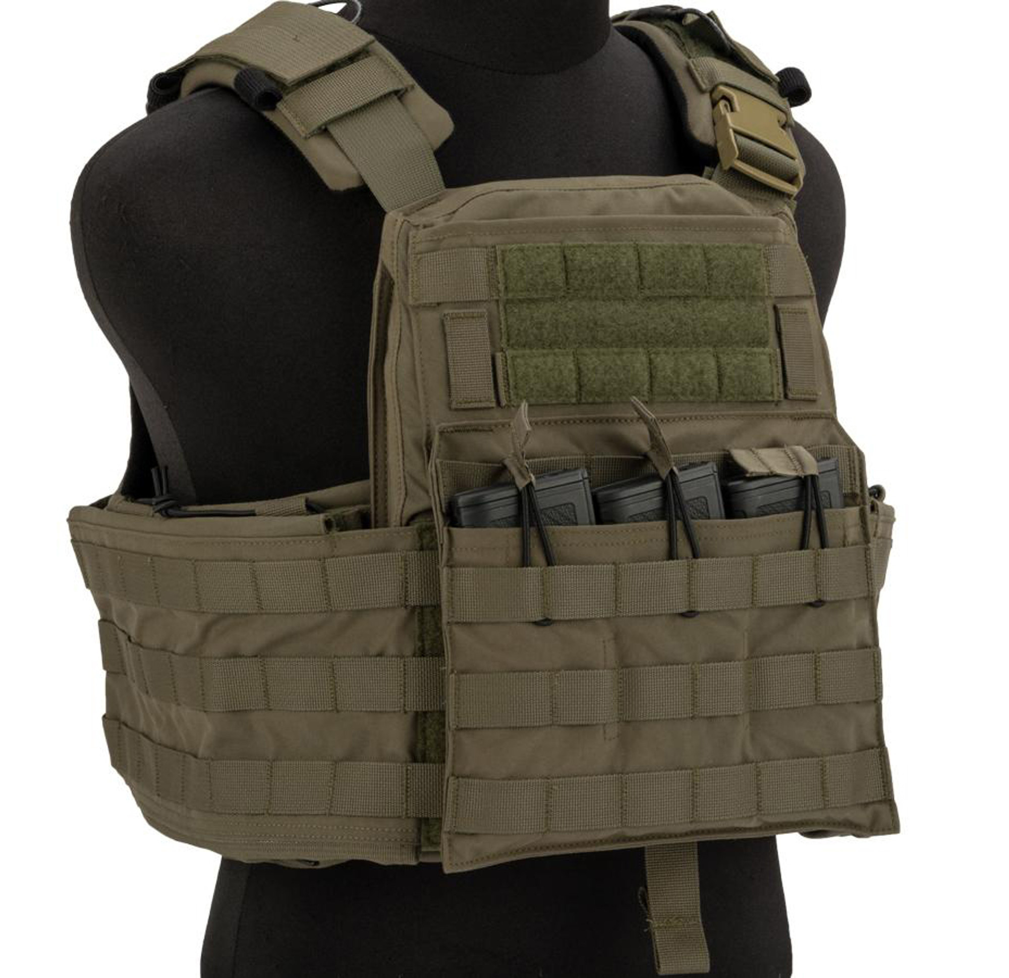 Crye Precision CAGE Plate Carrier and Plate Pouch Set (Color: Ranger Green)