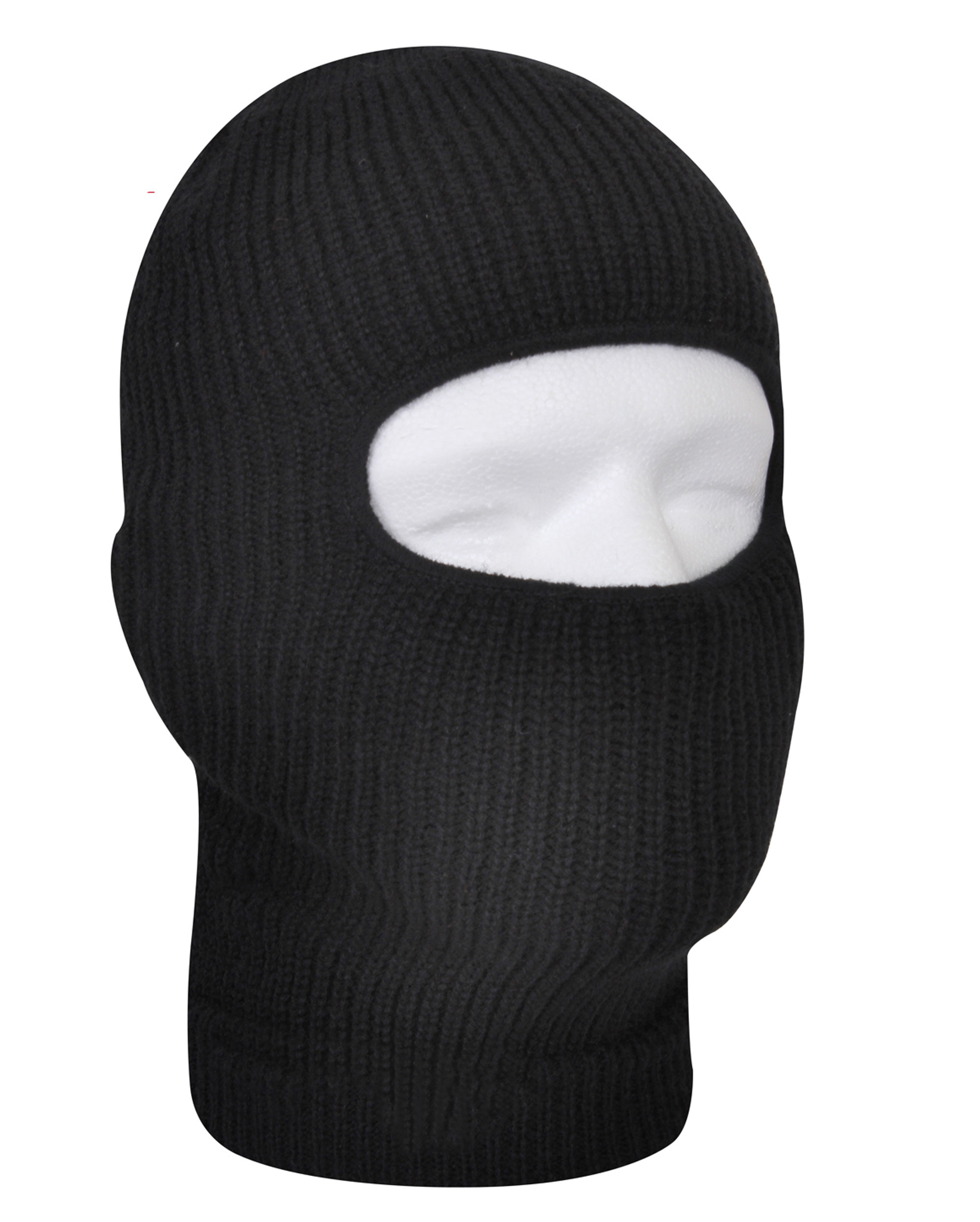 Rothco Fine Knit One Hole Facemask - Black