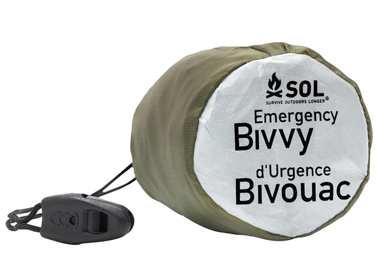 Survive Outdoors Longer SOL Emergency Bivvy w/ Whistle - OD Green